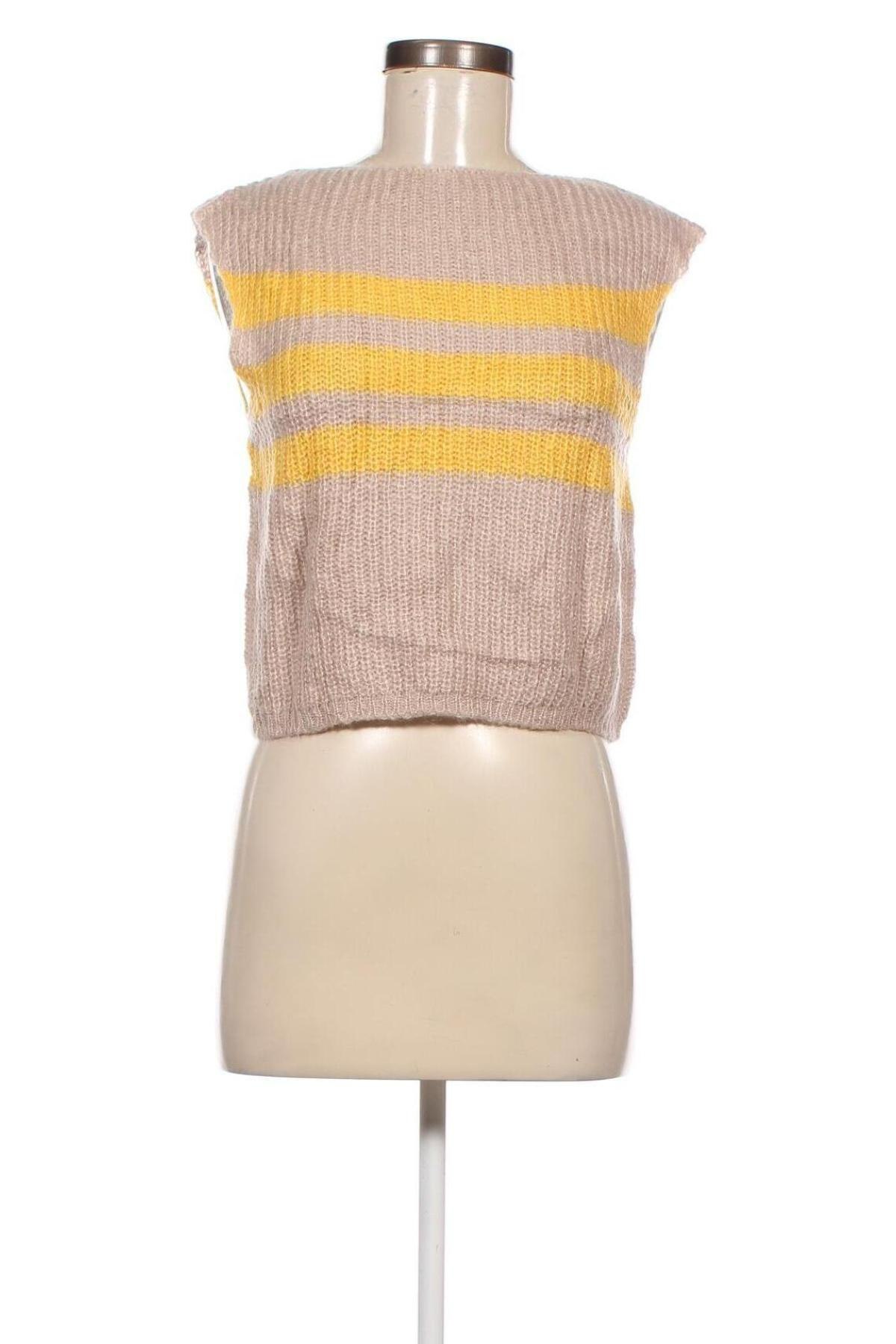 Дамски пуловер Maan, Размер S, Цвят Бежов, Цена 8,00 лв.