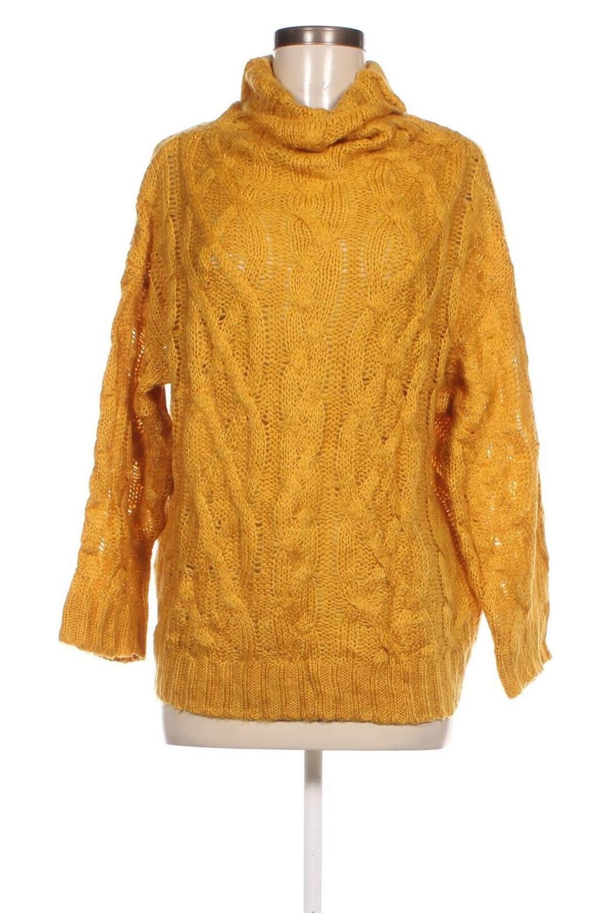 Дамски пуловер Miss Look, Размер M, Цвят Жълт, Цена 13,05 лв.