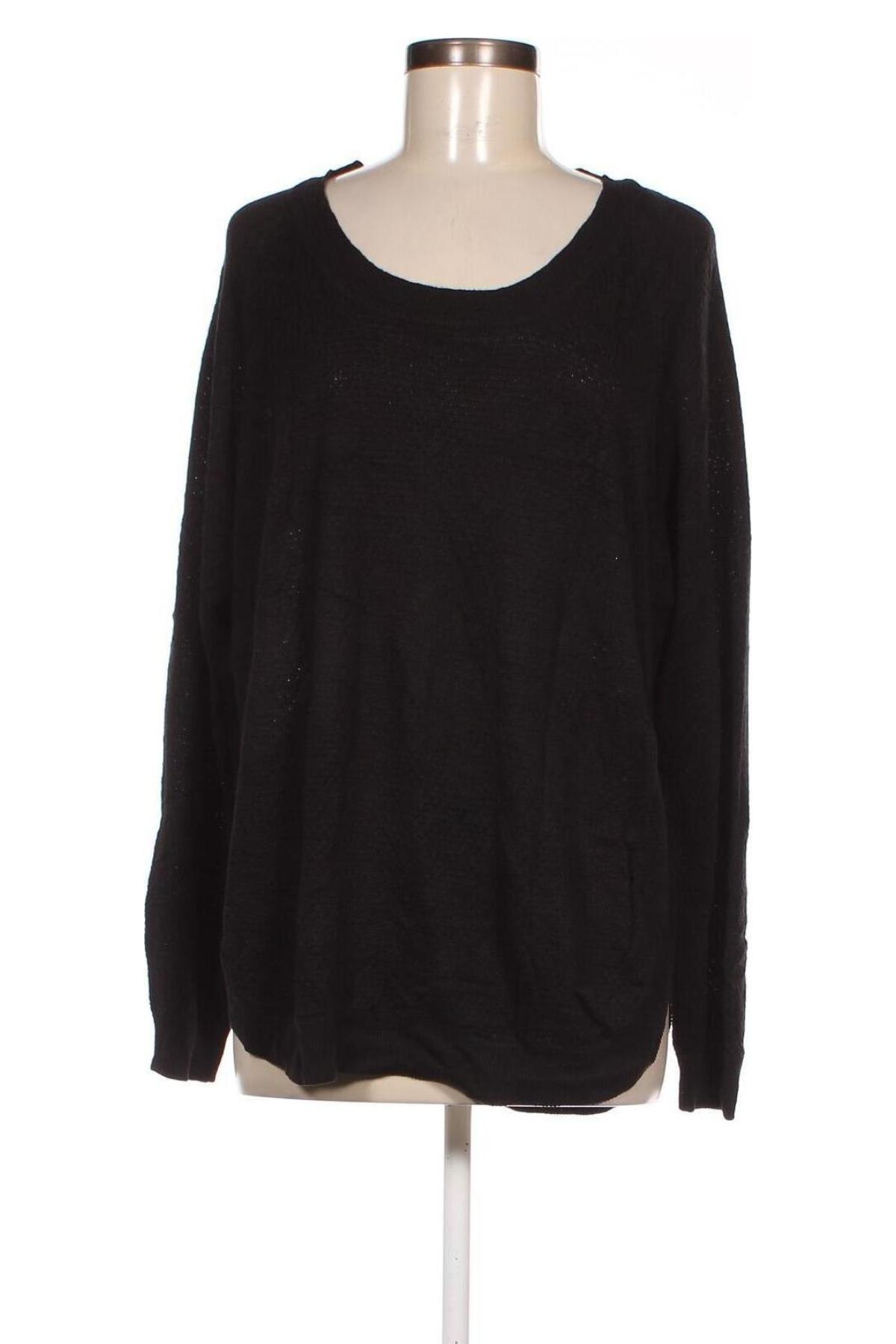Γυναικείο πουλόβερ Ms Mode, Μέγεθος L, Χρώμα Μαύρο, Τιμή 4,13 €