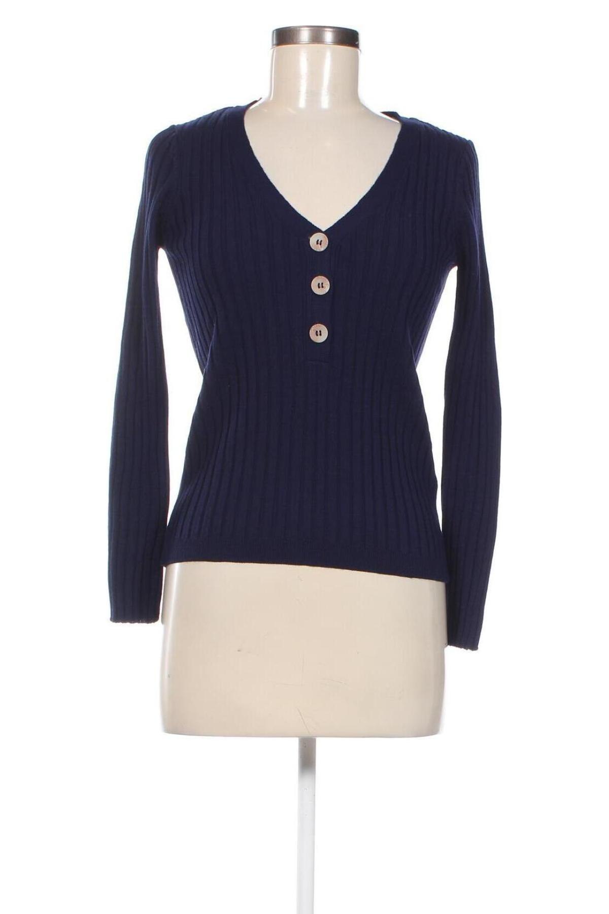 Γυναικείο πουλόβερ Naf Naf, Μέγεθος S, Χρώμα Μπλέ, Τιμή 13,46 €