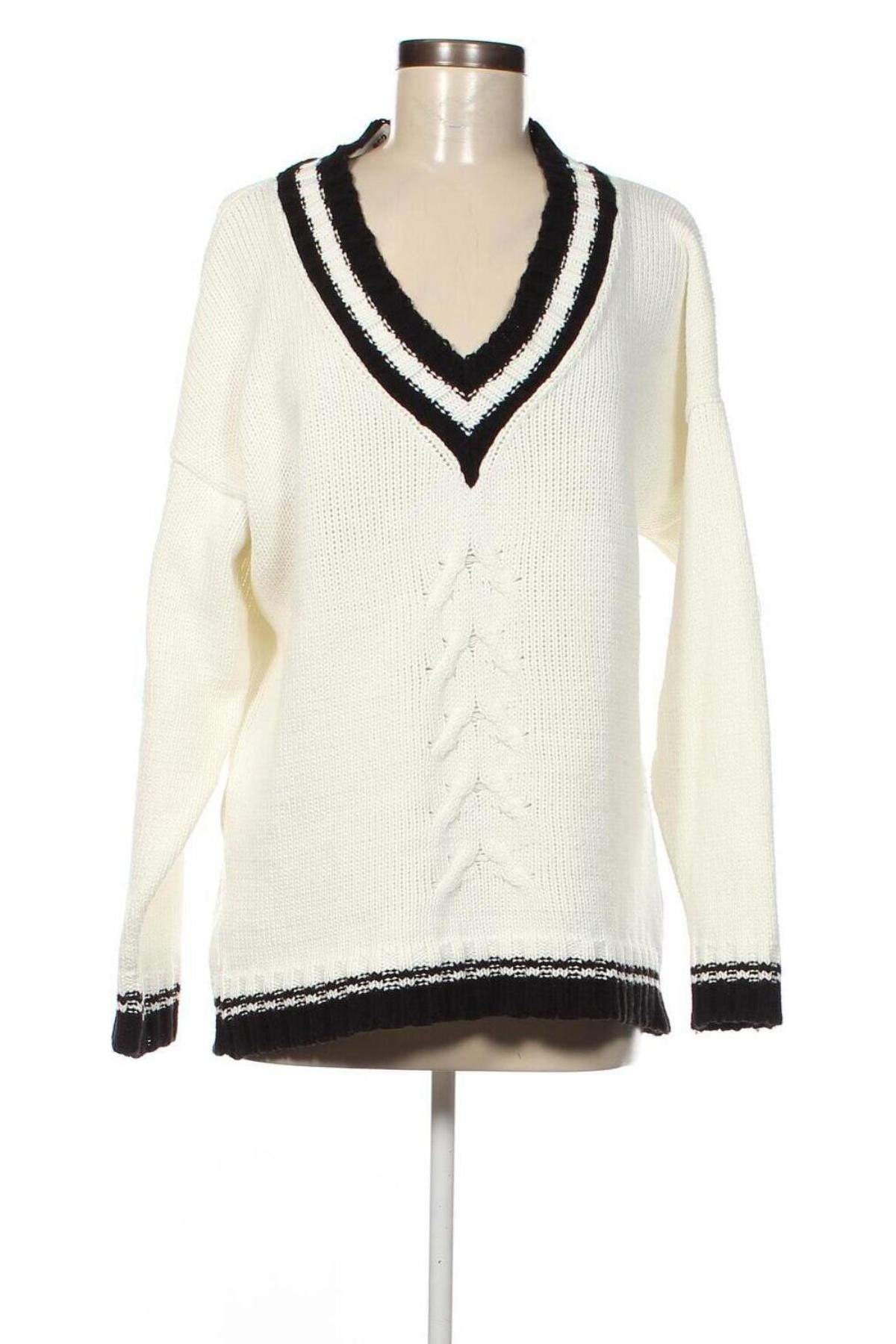 Γυναικείο πουλόβερ Pretty Little Thing, Μέγεθος S, Χρώμα Λευκό, Τιμή 5,38 €