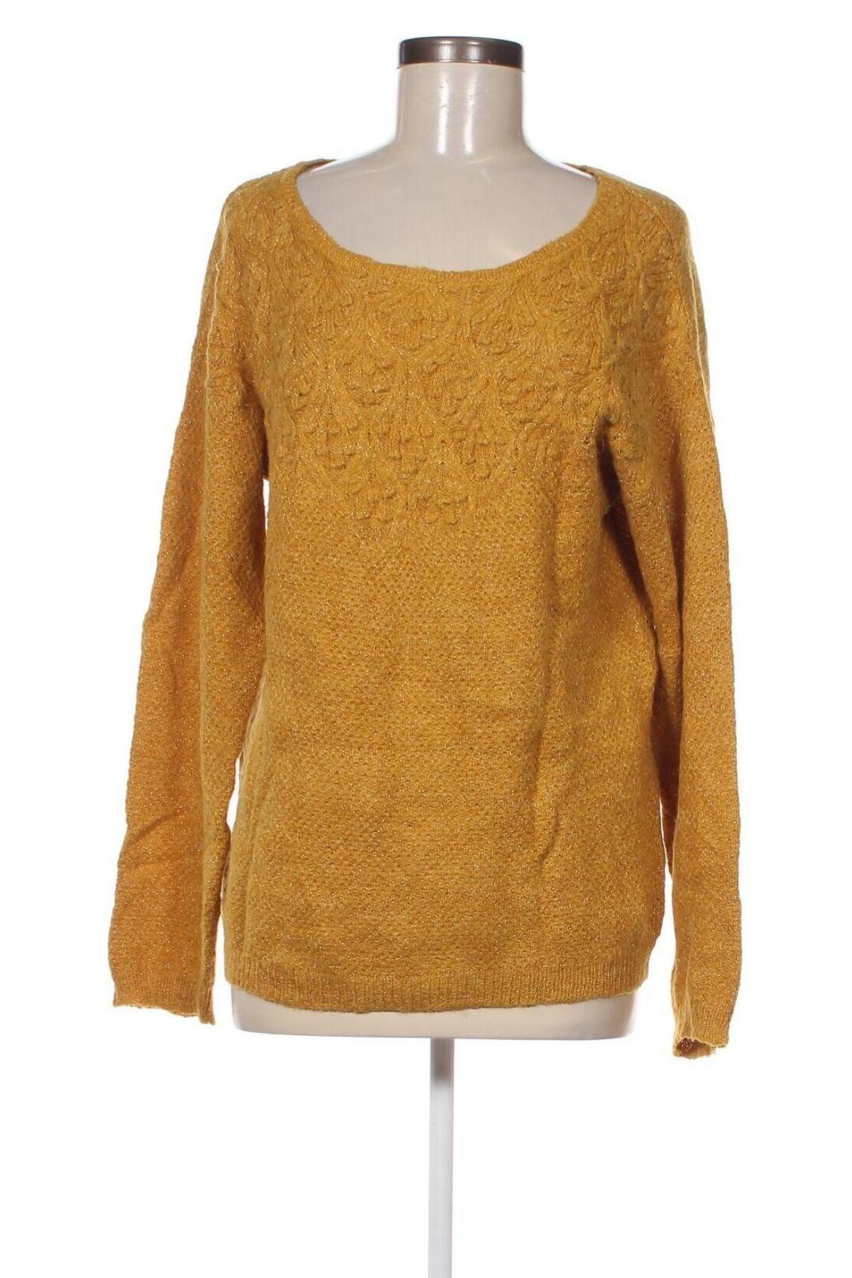 Дамски пуловер Promod, Размер L, Цвят Жълт, Цена 8,70 лв.