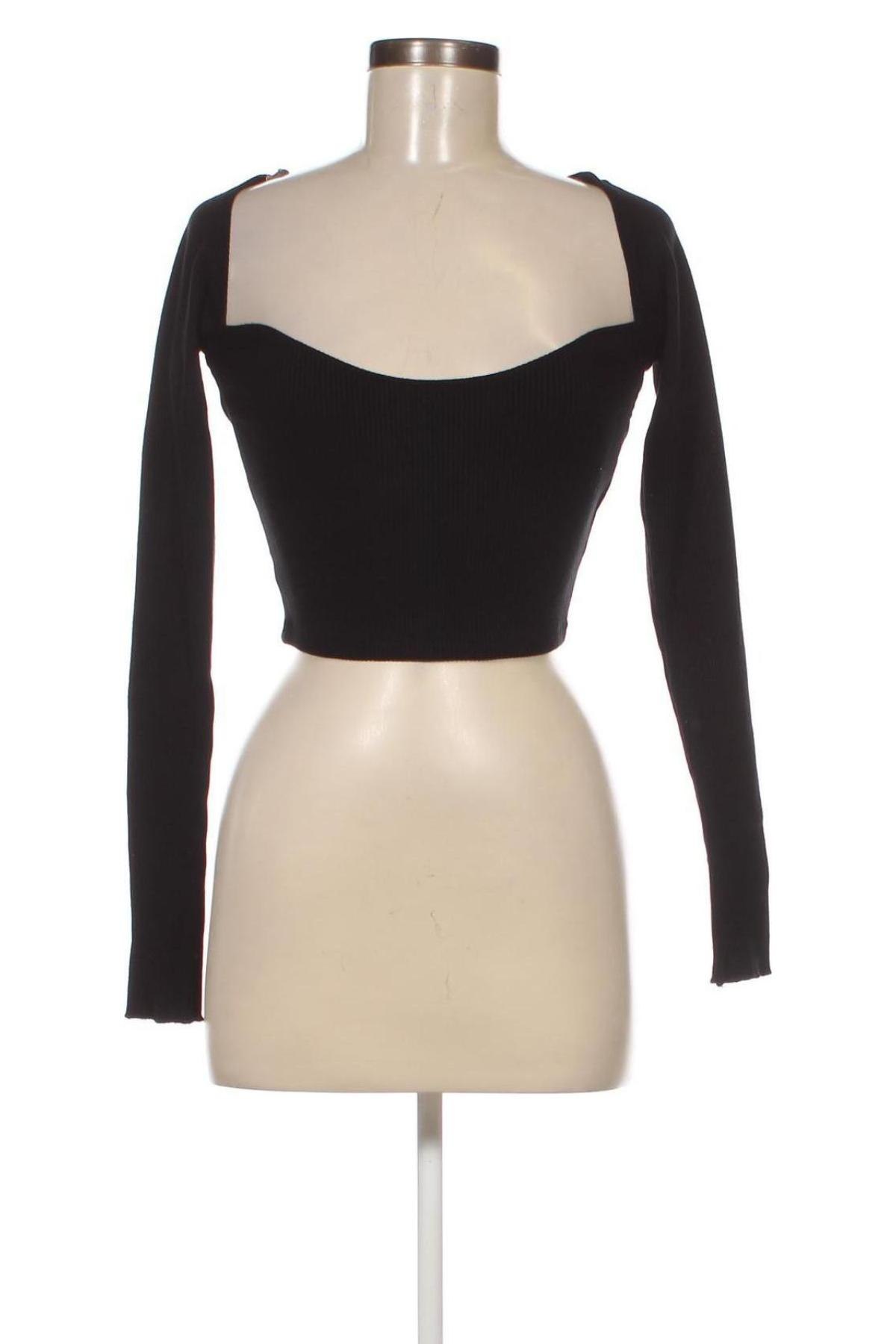 Γυναικείο πουλόβερ Pull&Bear, Μέγεθος M, Χρώμα Μαύρο, Τιμή 7,11 €
