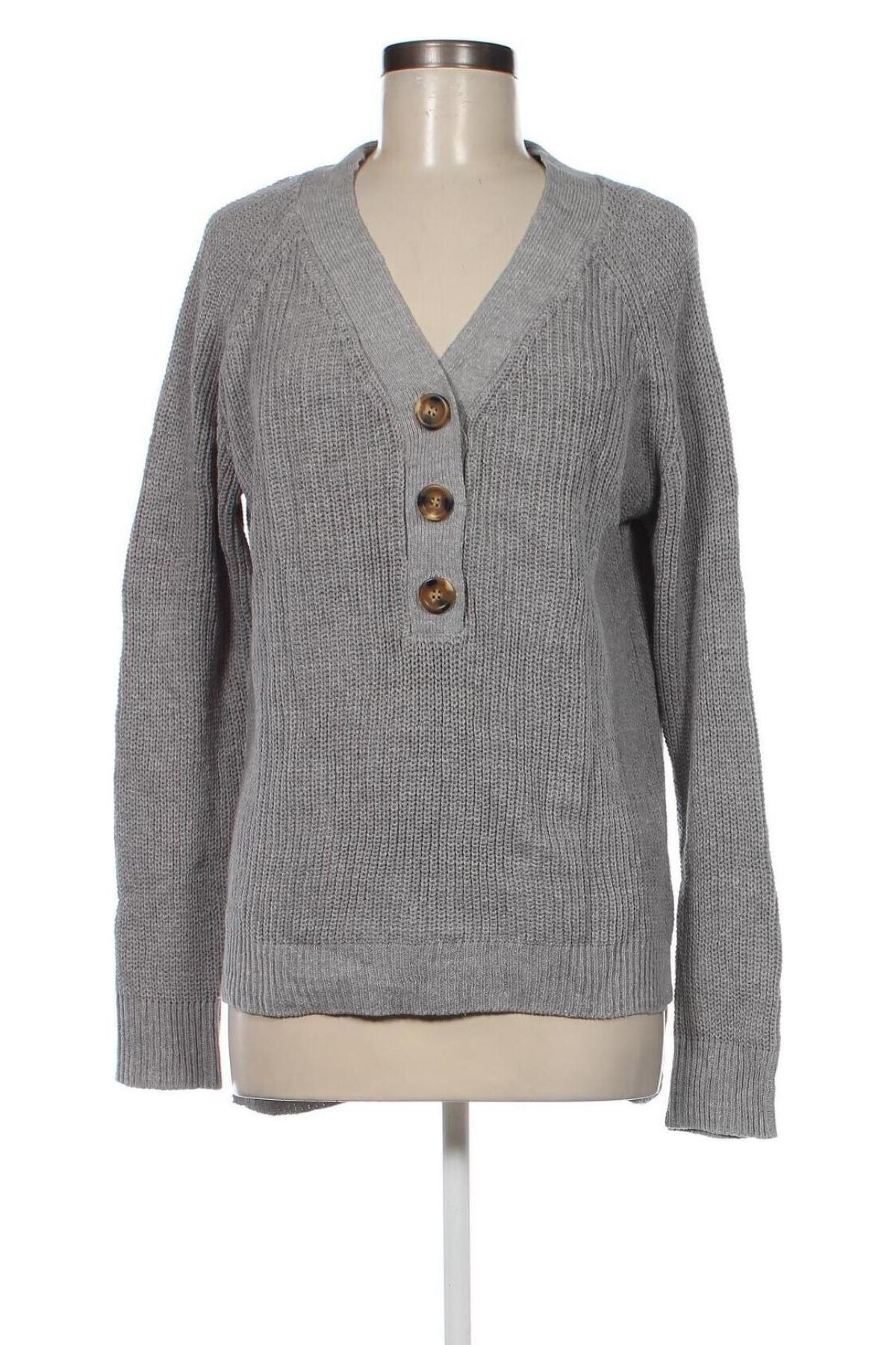 Дамски пуловер Selection By Ulla Popken, Размер S, Цвят Сив, Цена 7,54 лв.