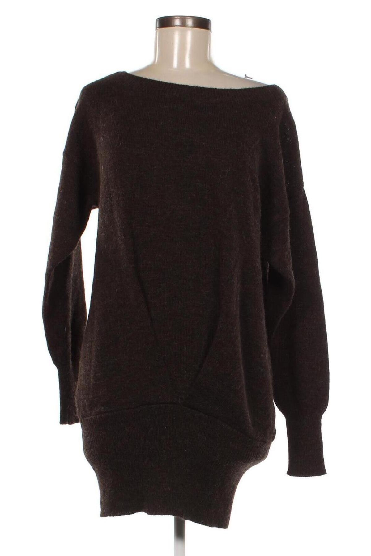 Дамски пуловер Sisley, Размер XL, Цвят Кафяв, Цена 15,40 лв.