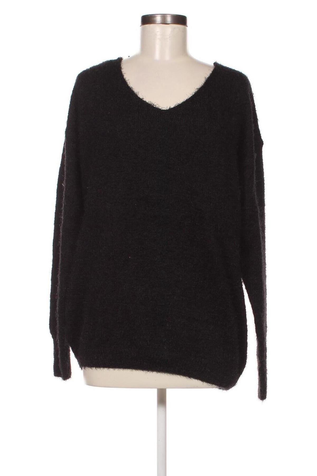 Дамски пуловер Terranova, Размер L, Цвят Черен, Цена 8,70 лв.