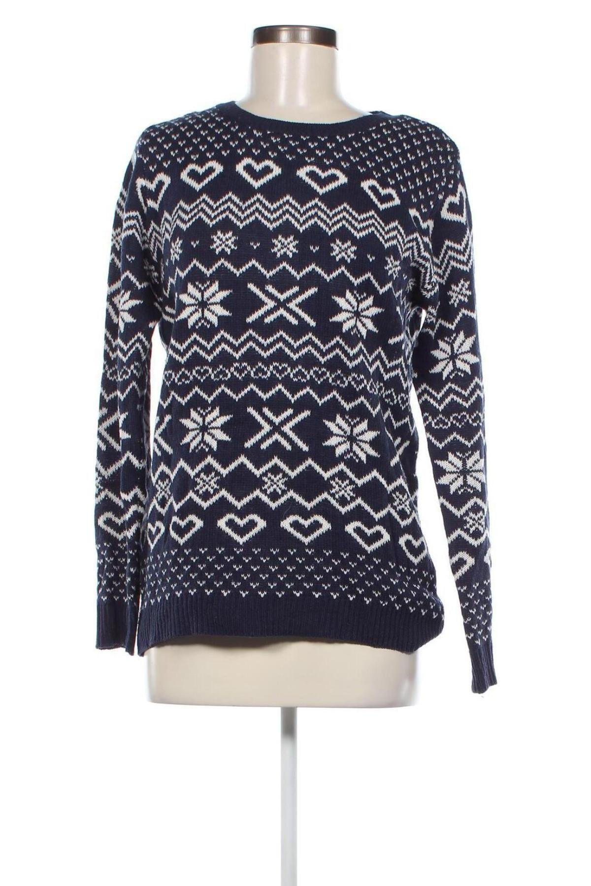 Γυναικείο πουλόβερ Terranova, Μέγεθος L, Χρώμα Μπλέ, Τιμή 5,38 €