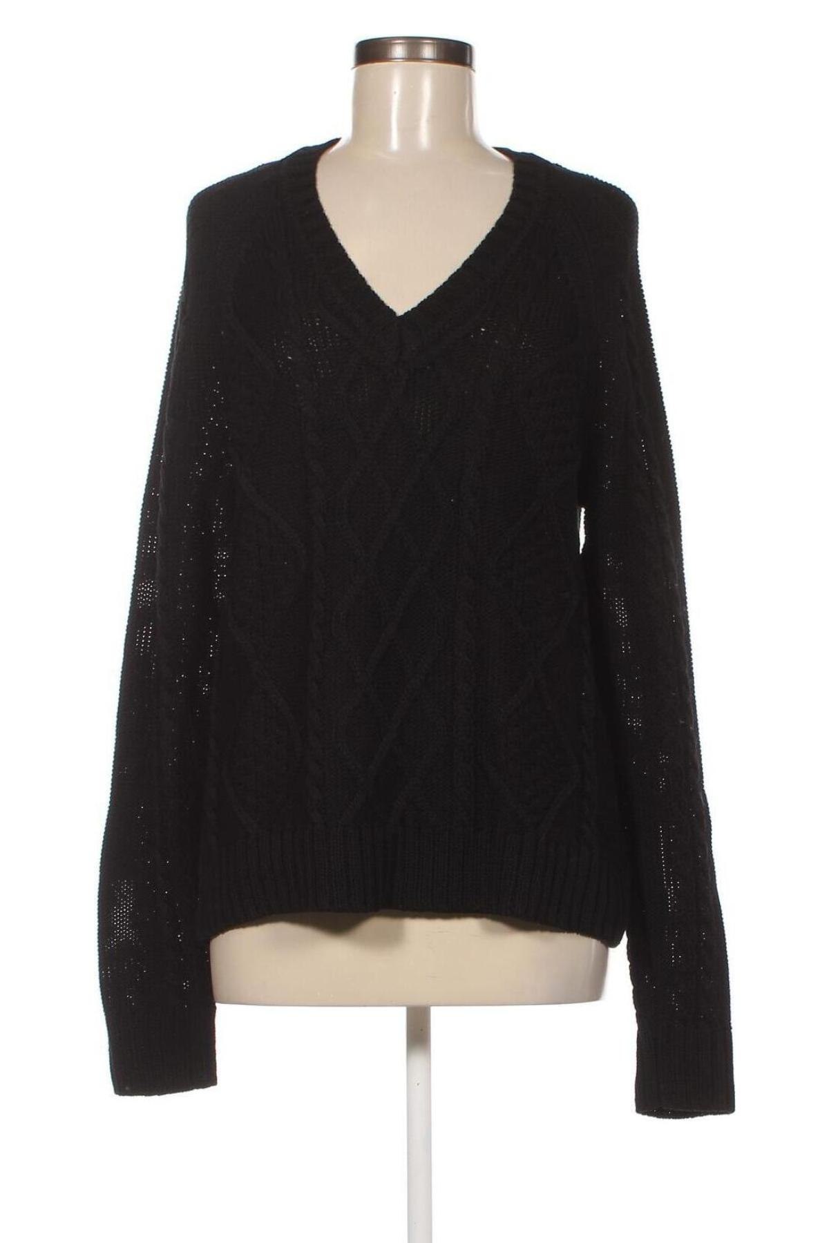 Дамски пуловер The Kooples, Размер XL, Цвят Черен, Цена 103,97 лв.