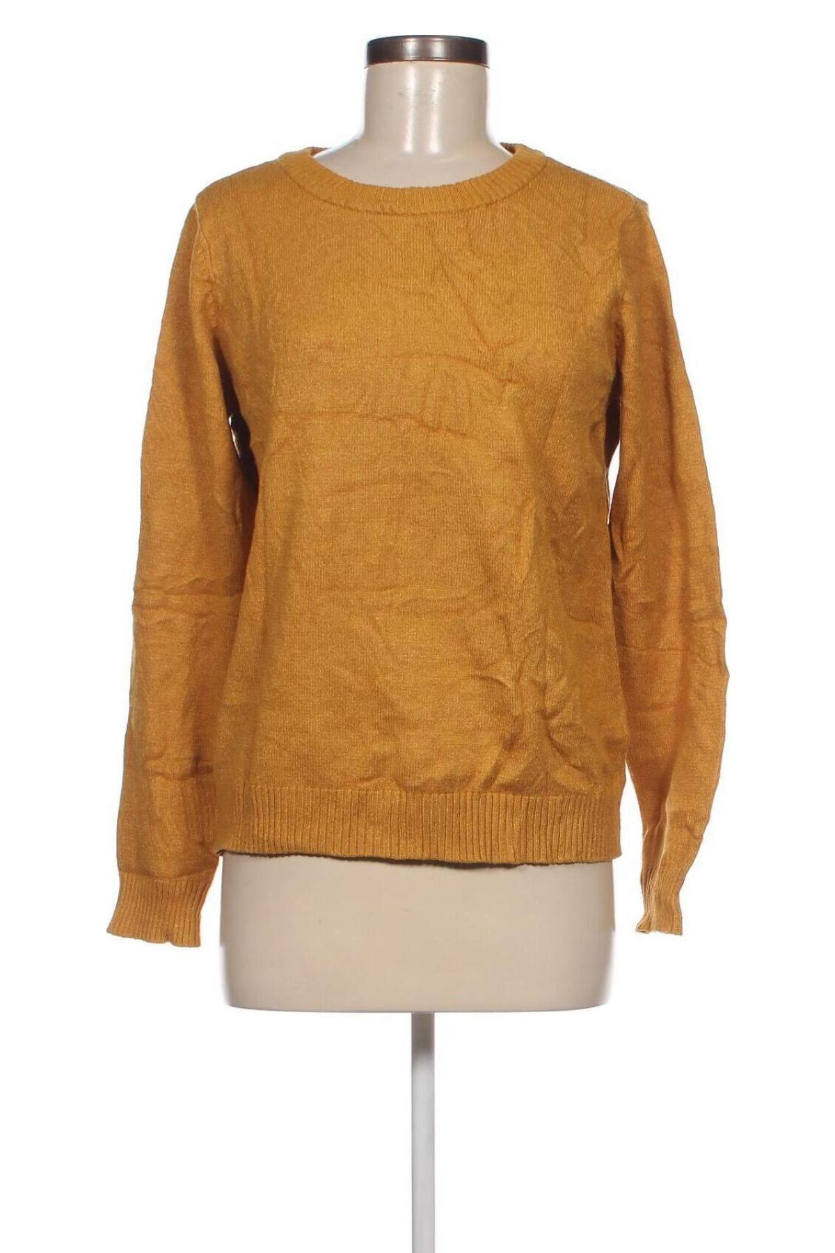 Дамски пуловер VILA, Размер L, Цвят Жълт, Цена 8,60 лв.