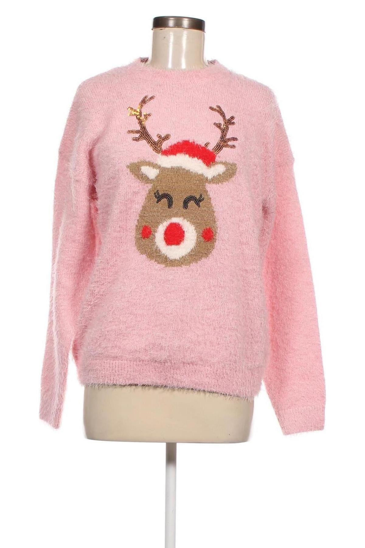 Γυναικείο πουλόβερ With Love, Μέγεθος XL, Χρώμα Ρόζ , Τιμή 9,25 €