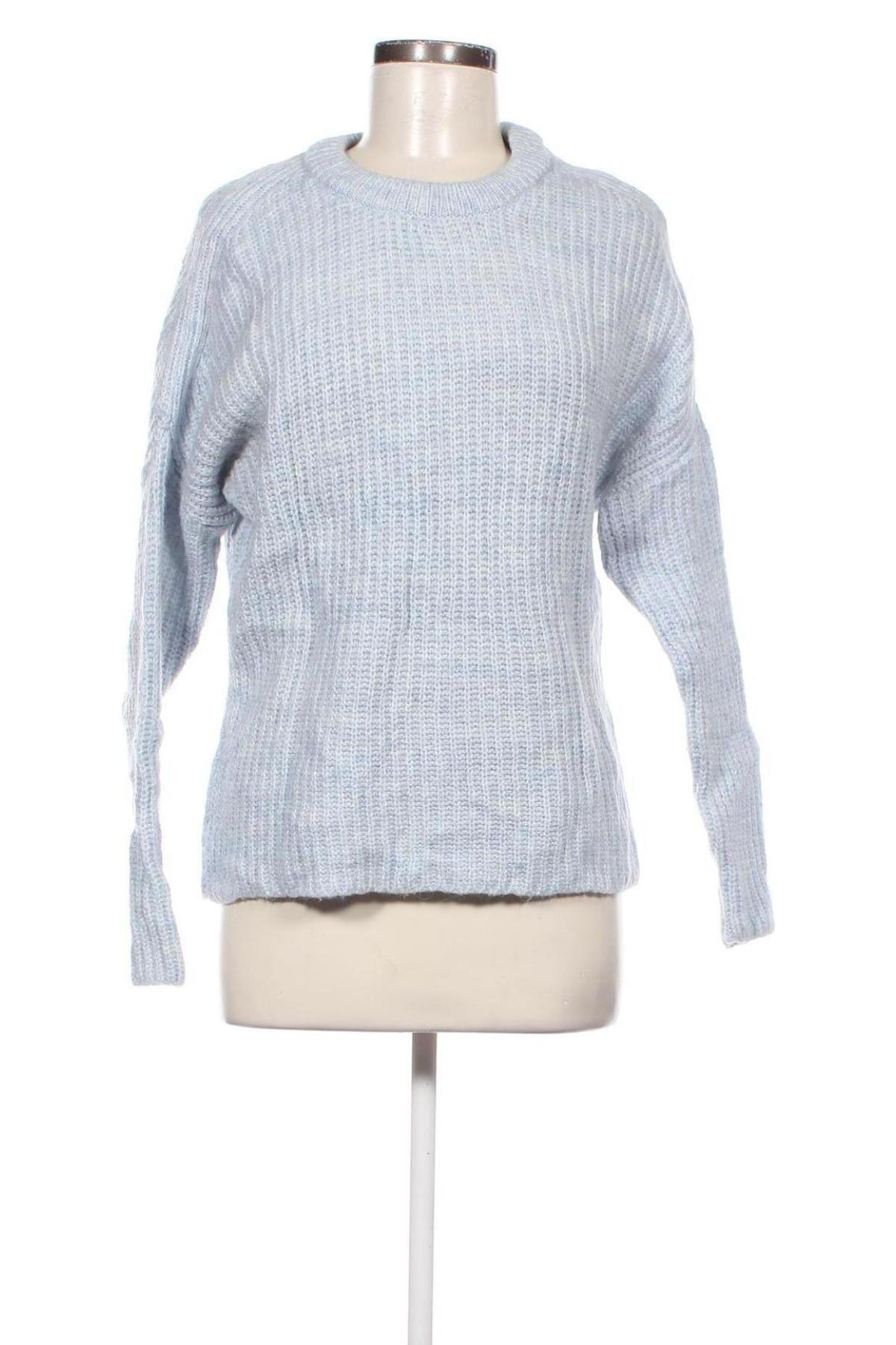 Дамски пуловер Zara Knitwear, Размер M, Цвят Син, Цена 7,40 лв.