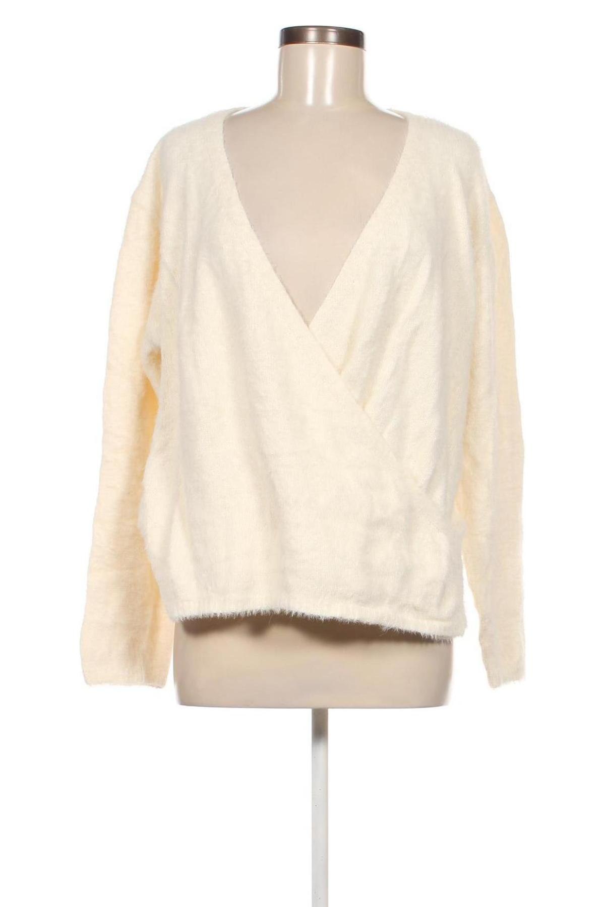 Дамски пуловер Zeeman, Размер XL, Цвят Екрю, Цена 14,50 лв.