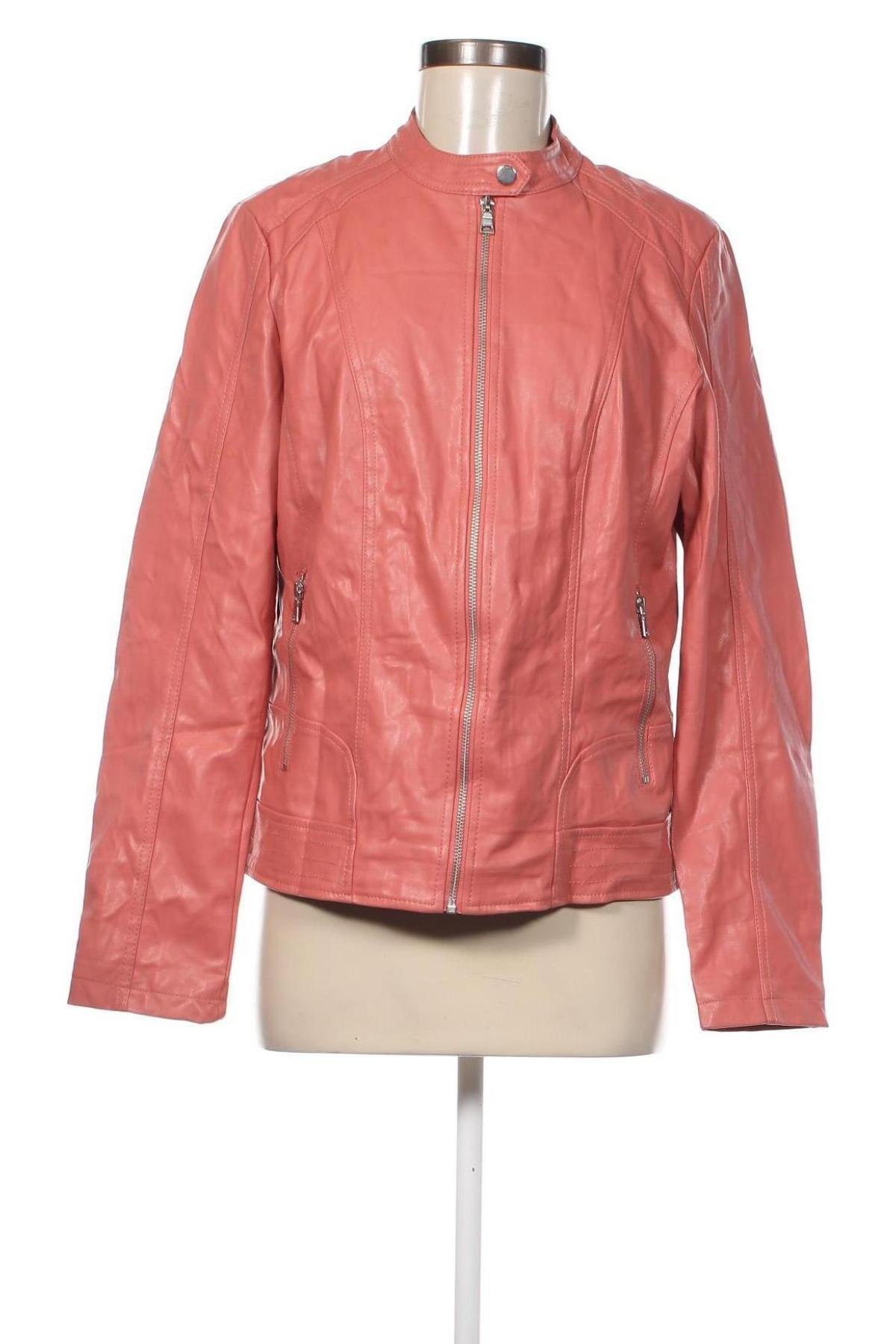 Dámská kožená bunda , Velikost L, Barva Růžová, Cena  508,00 Kč