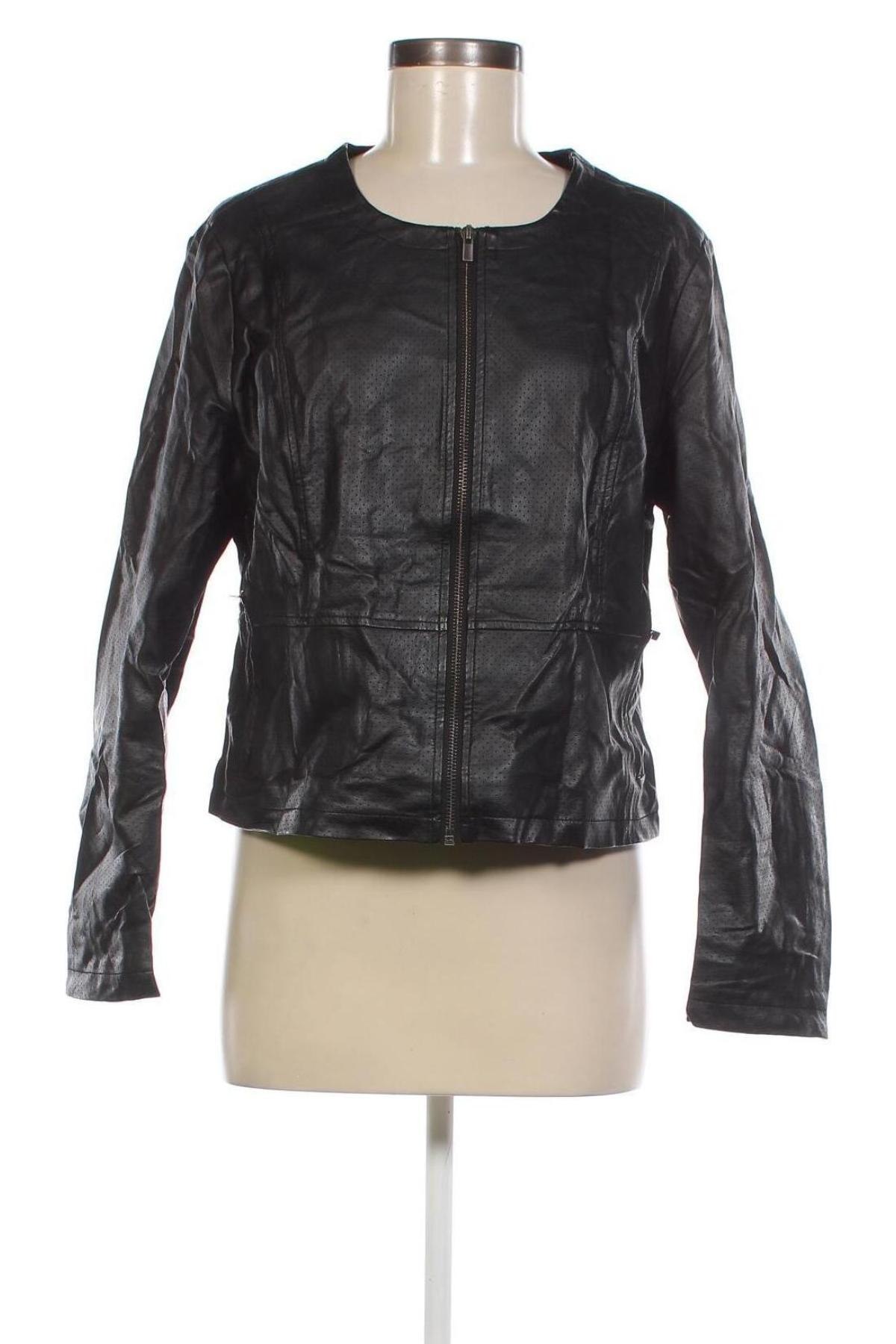 Damen Lederjacke, Größe L, Farbe Schwarz, Preis € 18,76
