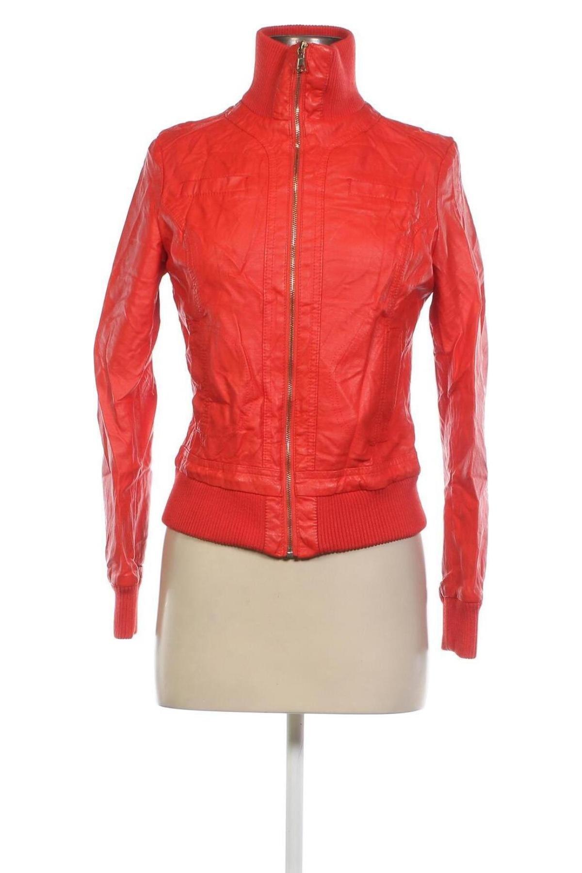 Dámská kožená bunda  Just One, Velikost M, Barva Červená, Cena  701,00 Kč