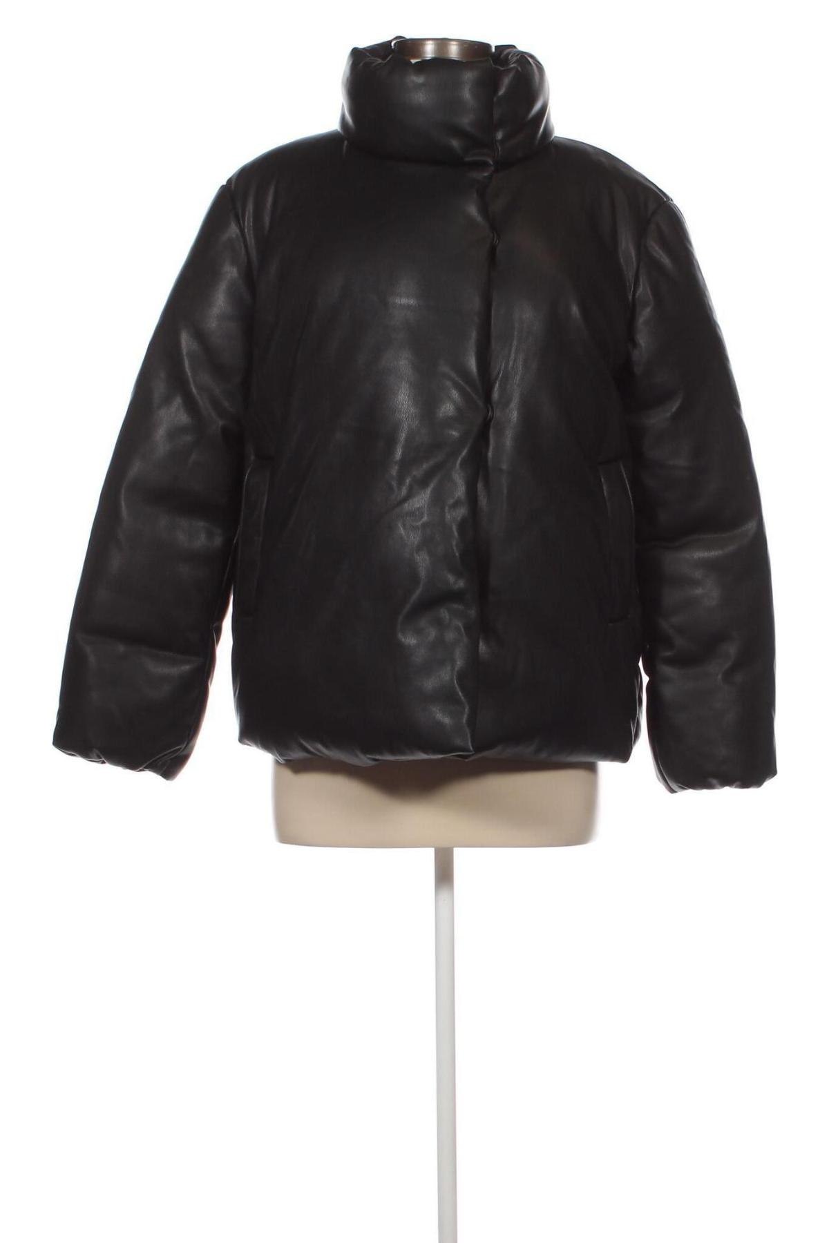 Dámska kožená bunda  Mango, Veľkosť S, Farba Čierna, Cena  22,40 €