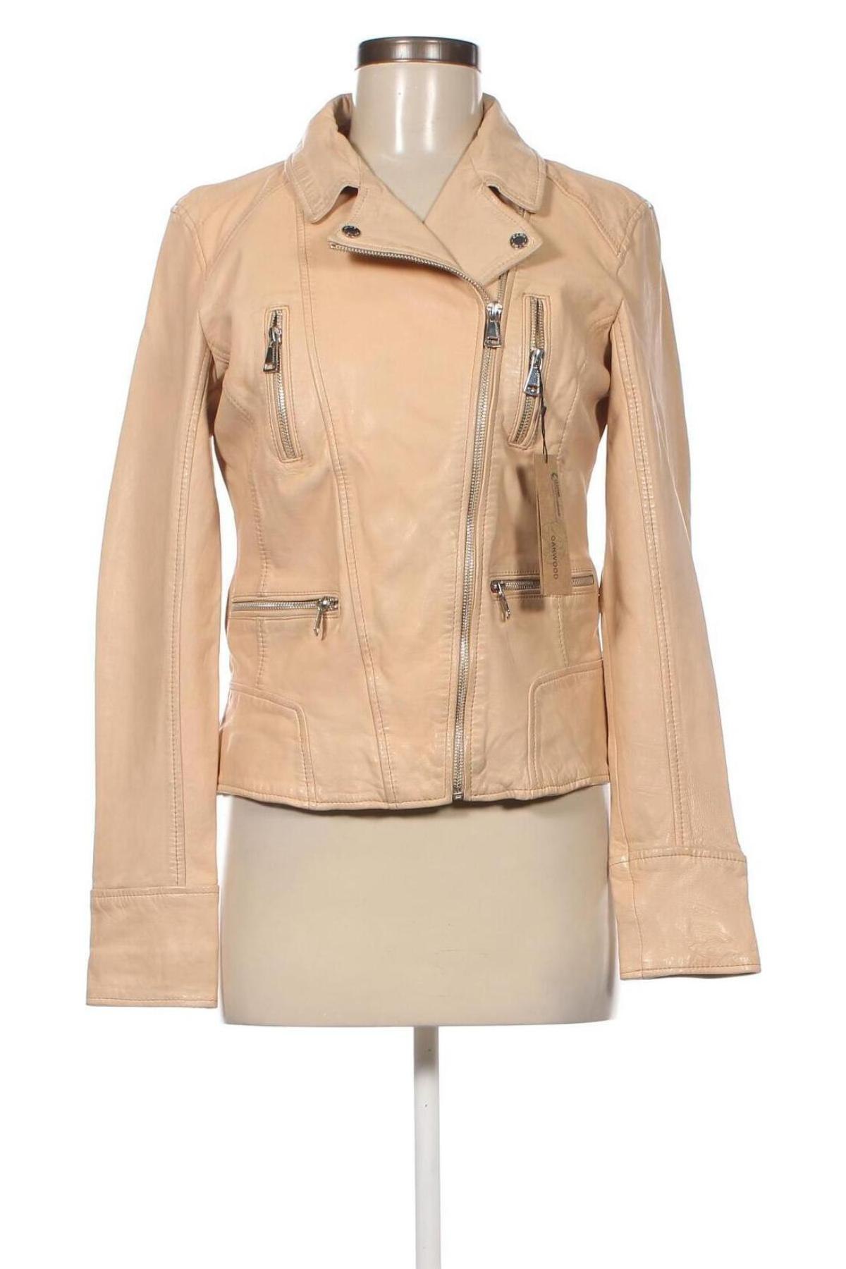 Dámska kožená bunda  Oakwood, Veľkosť M, Farba Béžová, Cena  169,30 €