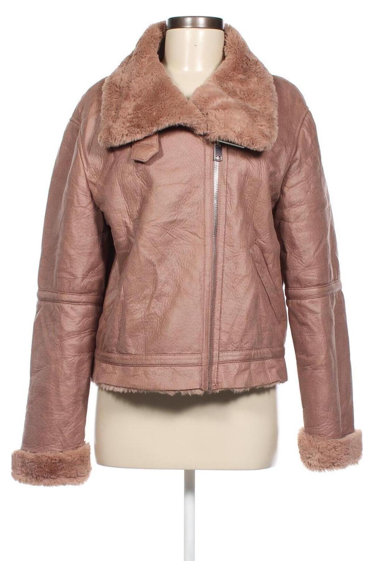 Damen Lederjacke Zara Trafaluc, Größe M, Farbe Braun, Preis € 16,14