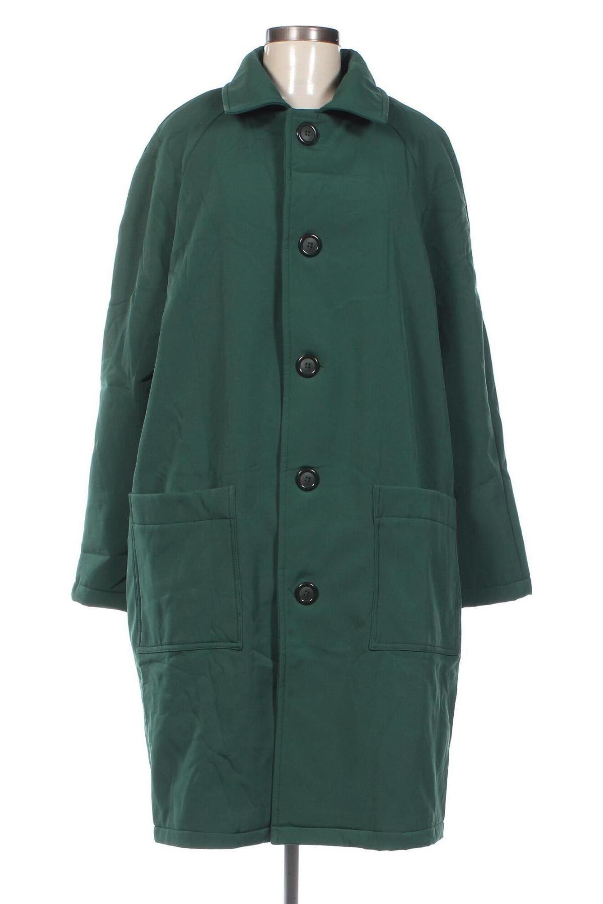 Дамско палто, Размер M, Цвят Зелен, Цена 18,56 лв.