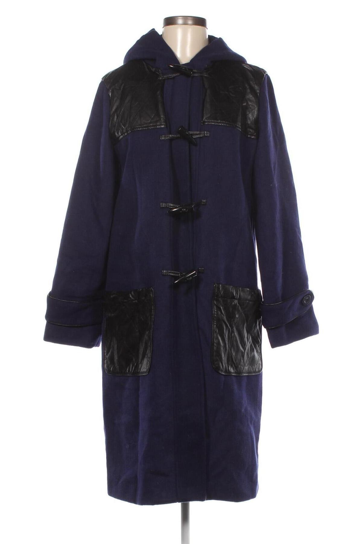 Дамско палто, Размер XS, Цвят Син, Цена 48,15 лв.