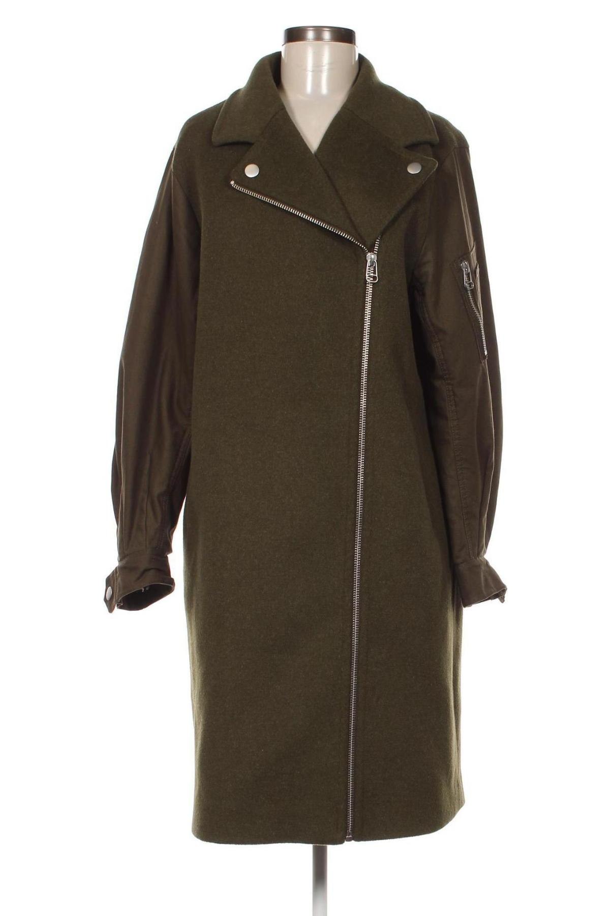 Γυναικείο παλτό, Μέγεθος M, Χρώμα Πράσινο, Τιμή 9,83 €