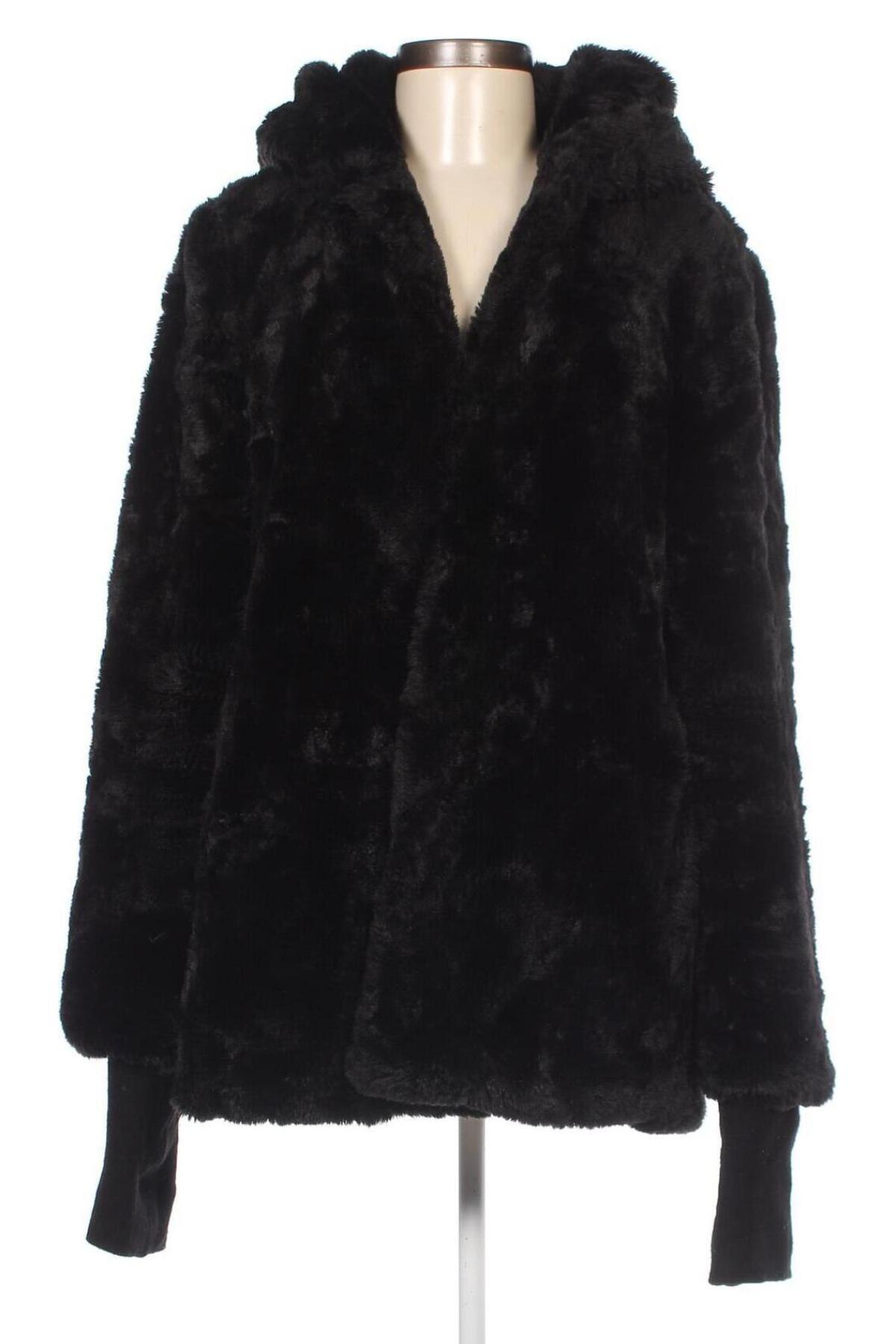 Дамско палто, Размер L, Цвят Черен, Цена 31,03 лв.