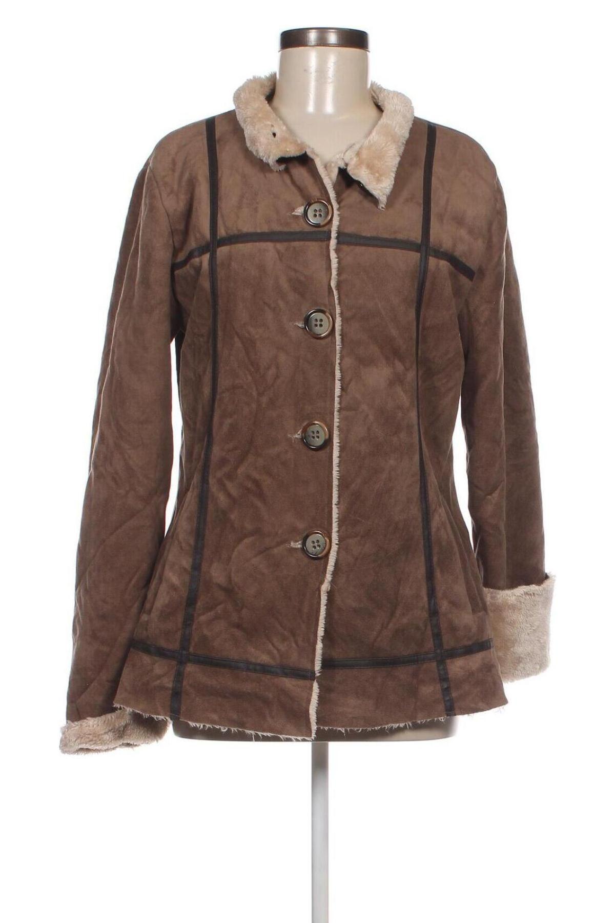 Γυναικείο παλτό Atlas For Women, Μέγεθος M, Χρώμα Καφέ, Τιμή 19,86 €