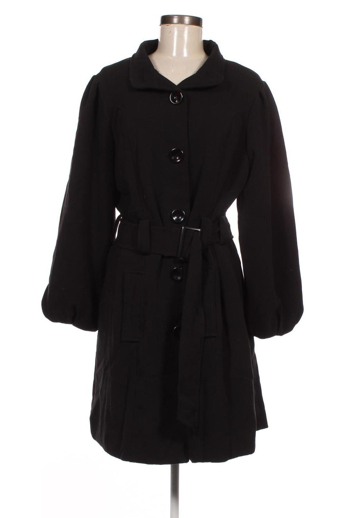 Palton de femei Atmosphere, Mărime L, Culoare Negru, Preț 105,59 Lei