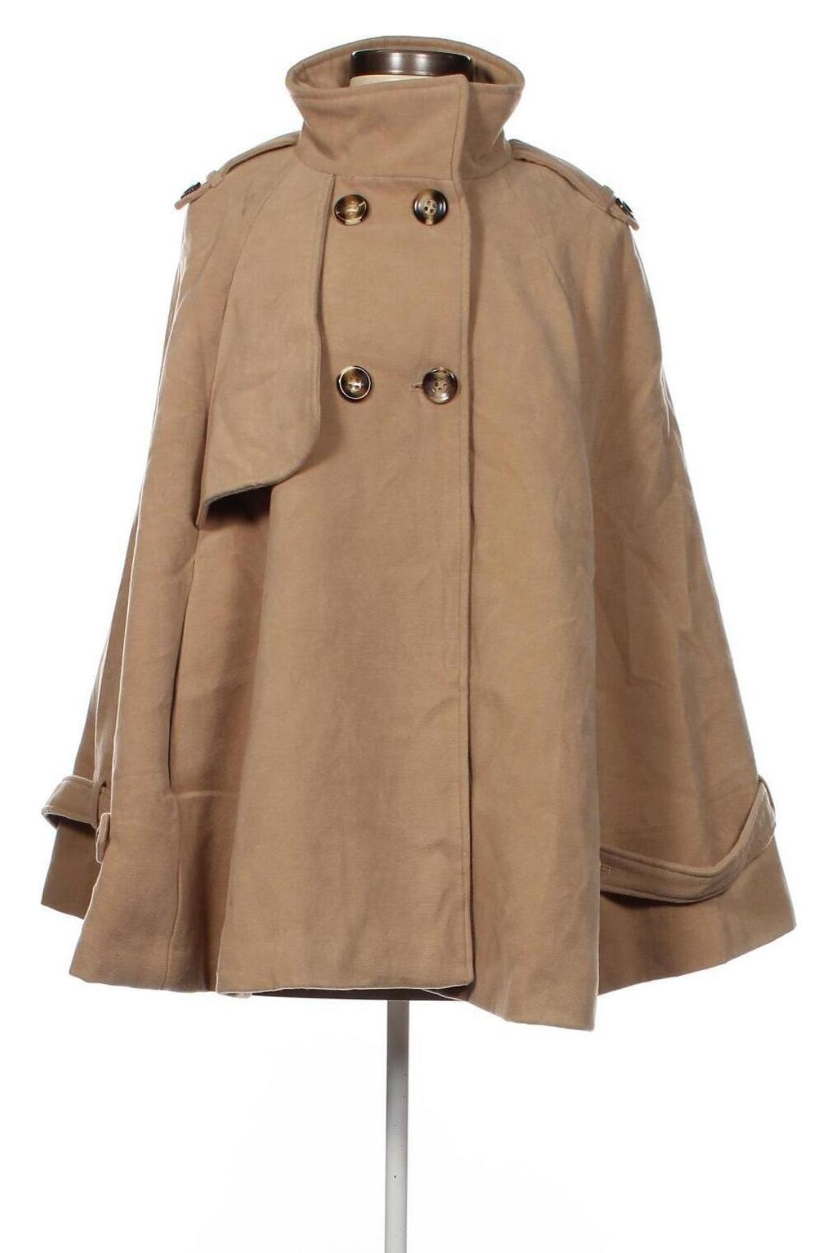 Дамско палто Camaieu, Размер M, Цвят Бежов, Цена 32,10 лв.