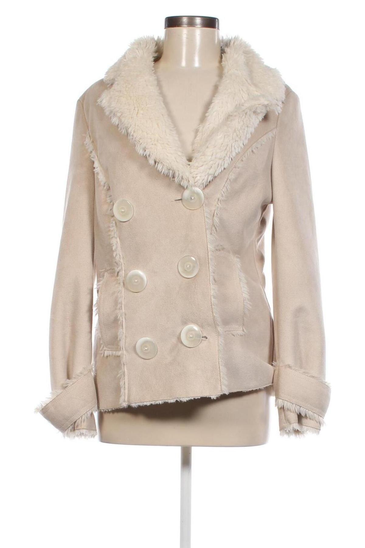 Γυναικείο παλτό Etam, Μέγεθος M, Χρώμα Εκρού, Τιμή 15,47 €