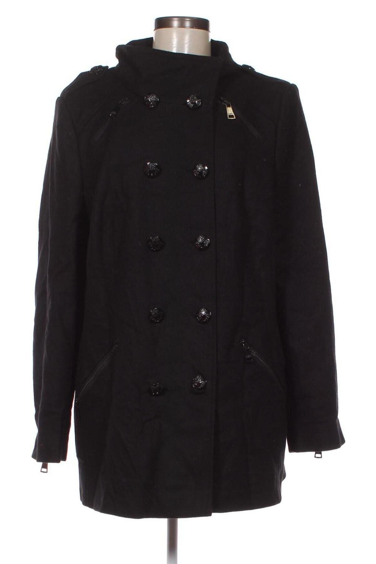 Дамско палто Fuchs Schmitt, Размер XL, Цвят Черен, Цена 58,56 лв.