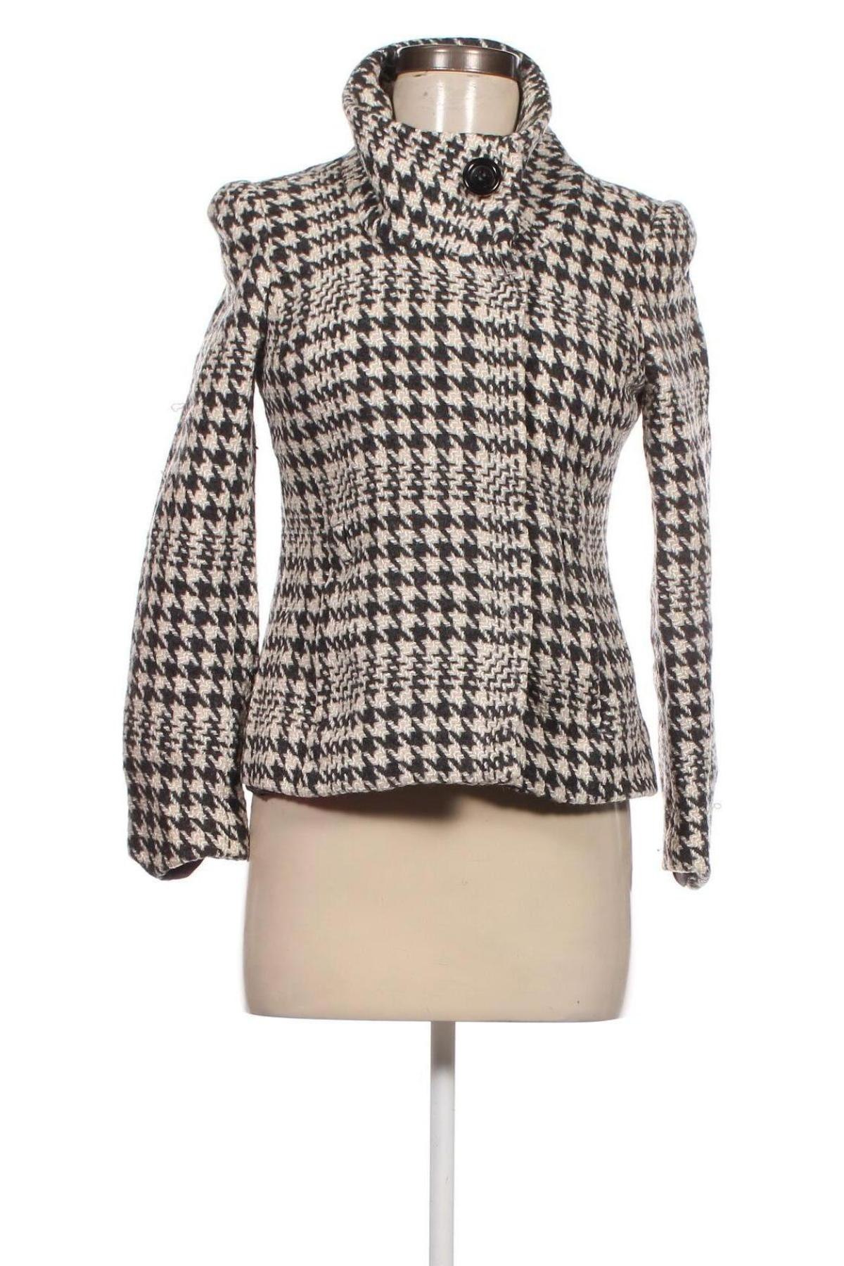 Дамско палто H&M, Размер M, Цвят Многоцветен, Цена 51,36 лв.