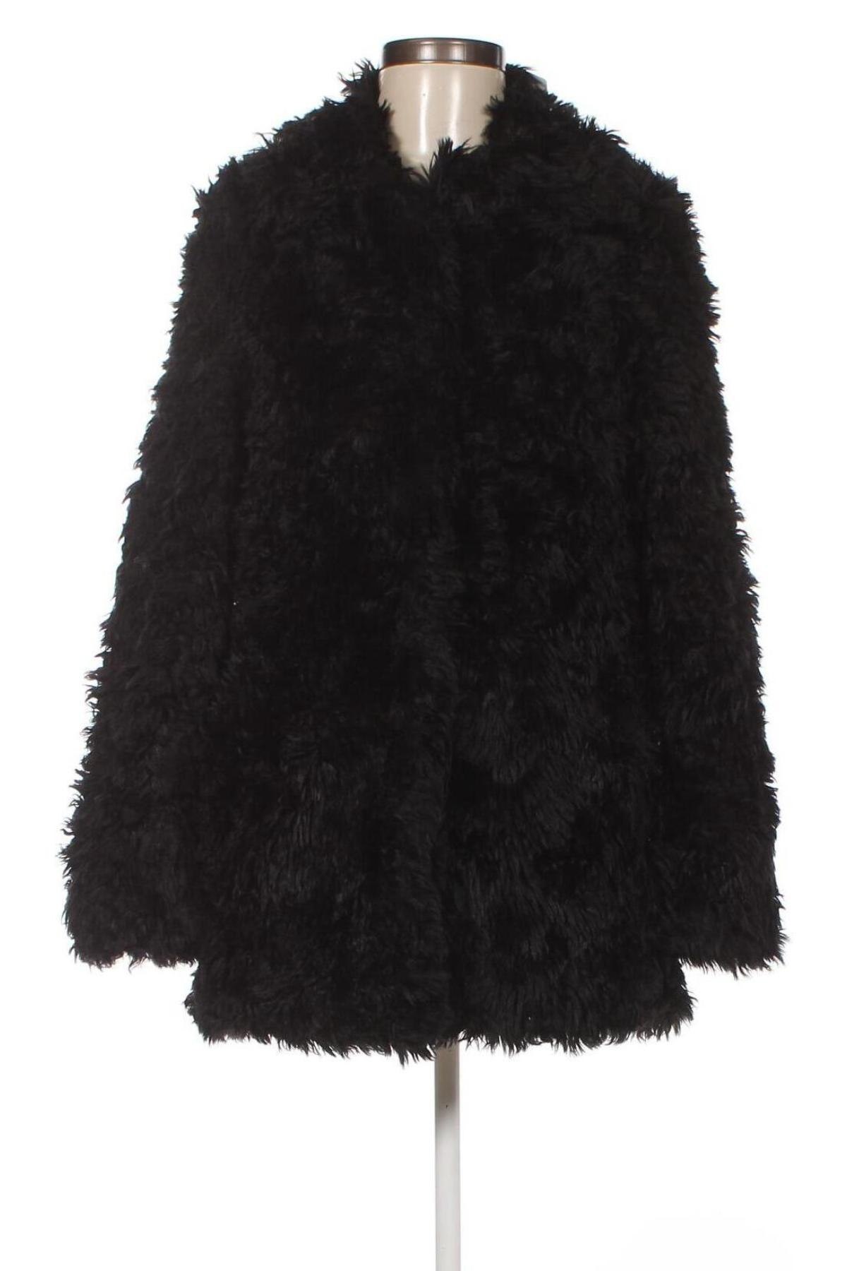 Дамско палто H&M Divided, Размер S, Цвят Черен, Цена 18,19 лв.