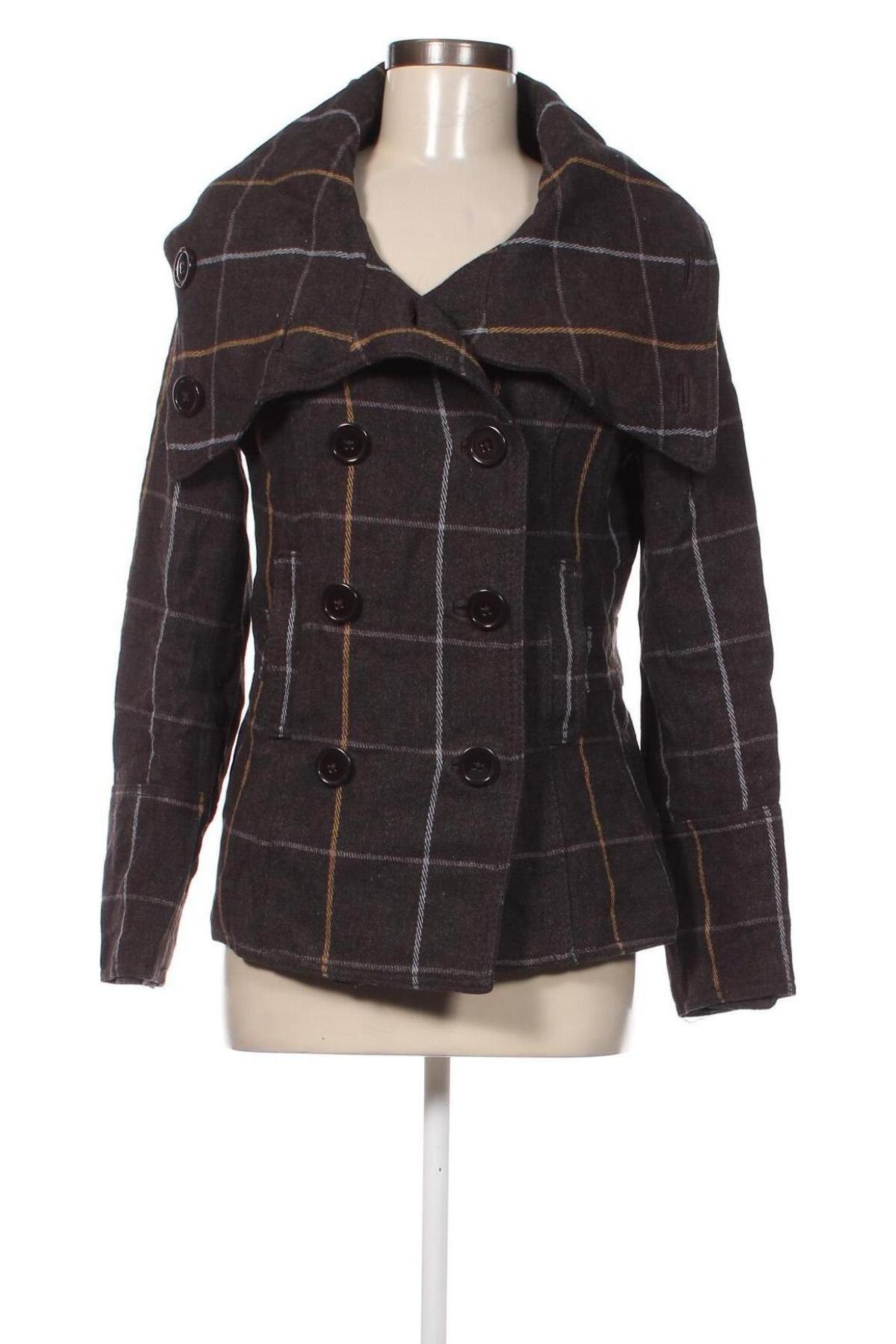 Дамско палто H&M Divided, Размер M, Цвят Многоцветен, Цена 32,10 лв.