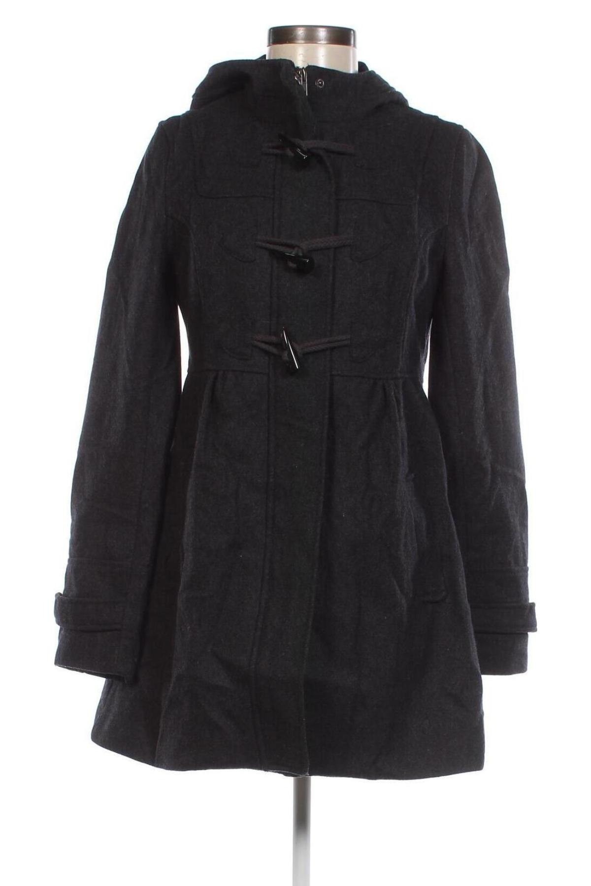 Дамско палто H&M Divided, Размер M, Цвят Сив, Цена 32,10 лв.