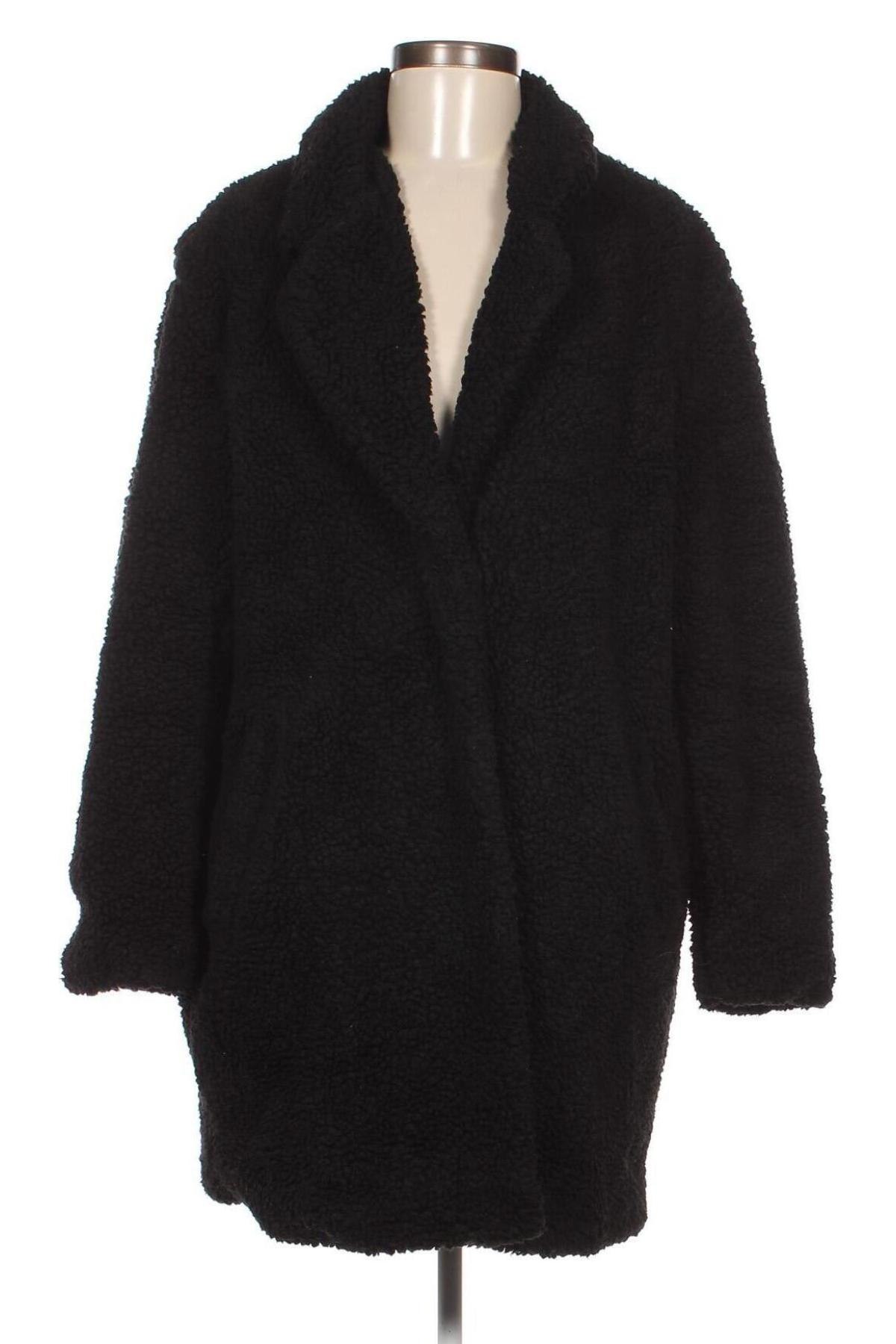 Дамско палто H&M L.O.G.G., Размер S, Цвят Черен, Цена 32,10 лв.