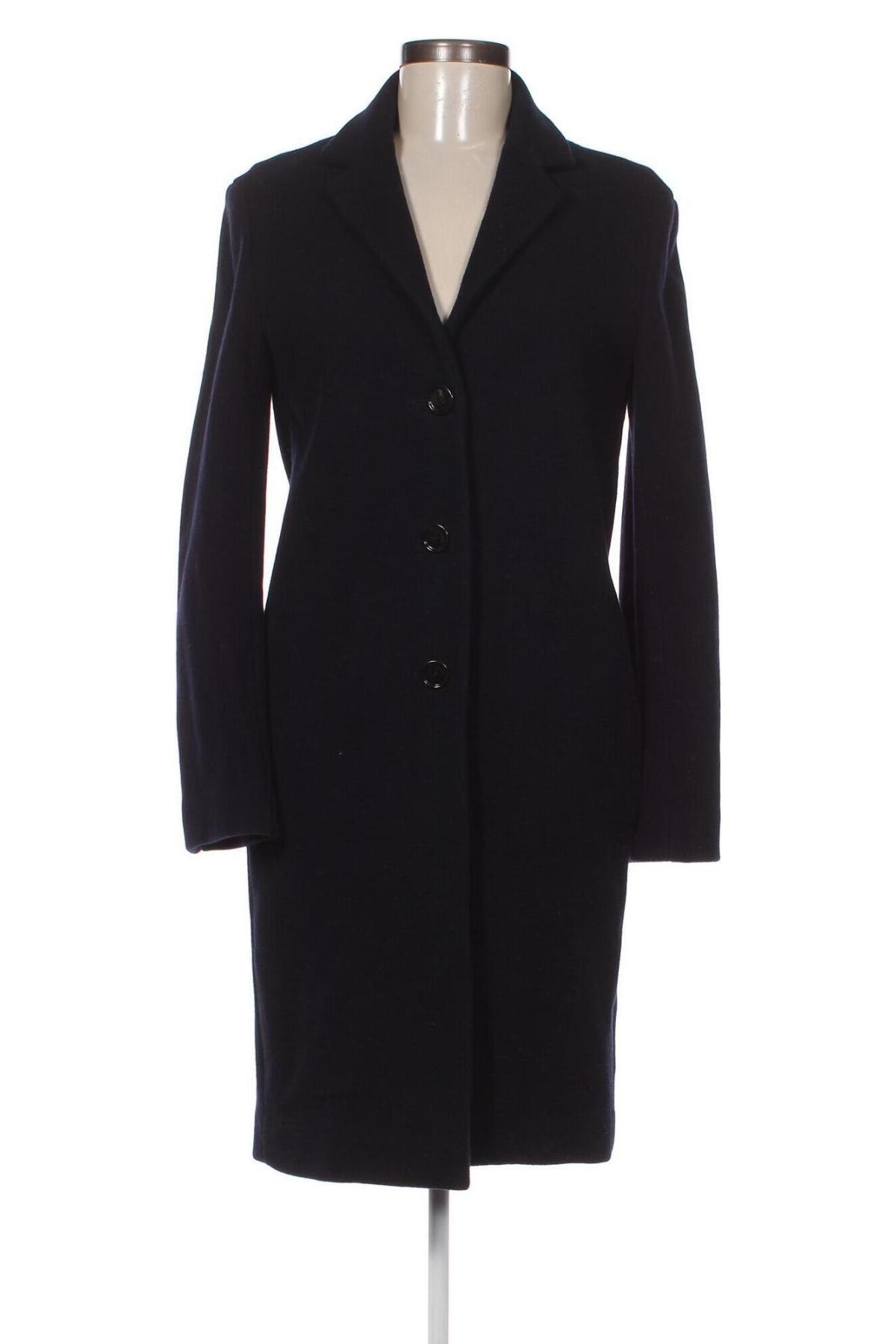 Дамско палто Hugo Boss, Размер S, Цвят Син, Цена 285,00 лв.