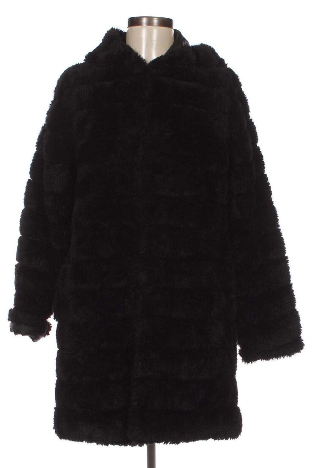Дамско палто Jennyfer, Размер L, Цвят Черен, Цена 51,36 лв.