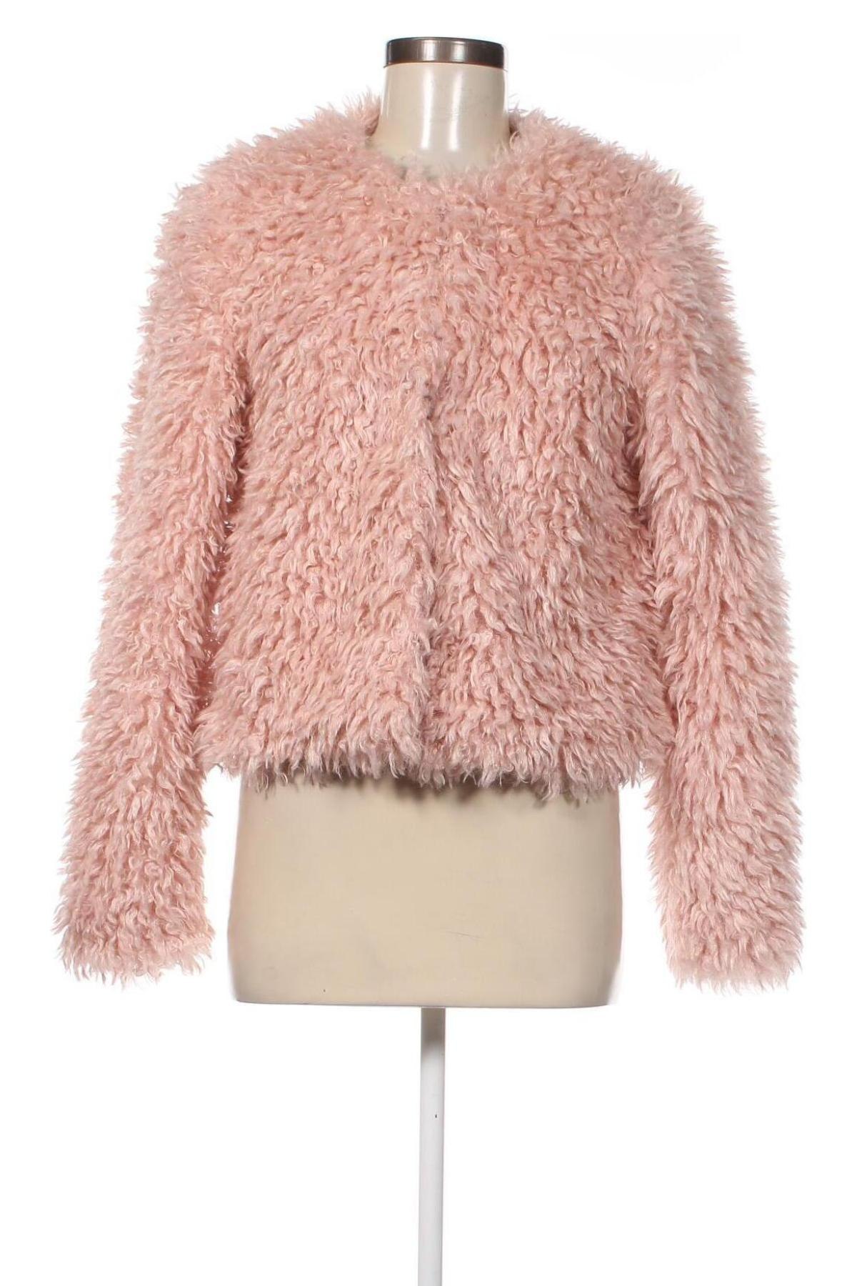 Дамско палто Jennyfer, Размер S, Цвят Розов, Цена 32,10 лв.