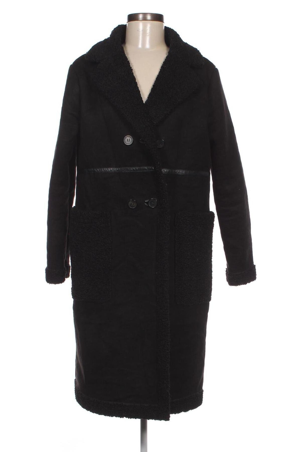 Γυναικείο παλτό K.zell, Μέγεθος L, Χρώμα Μαύρο, Τιμή 10,76 €