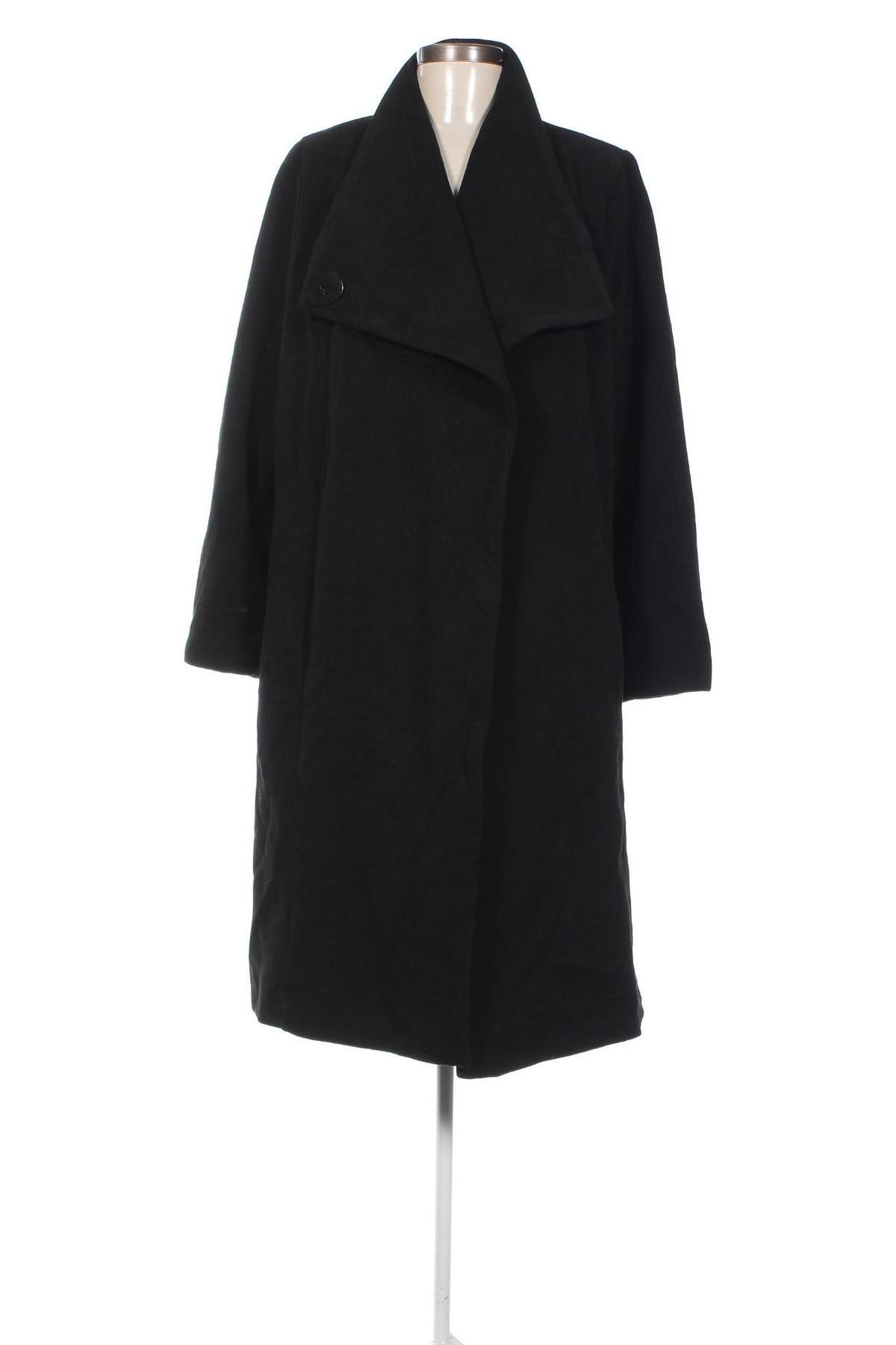 Γυναικείο παλτό LCW, Μέγεθος XXL, Χρώμα Μαύρο, Τιμή 36,40 €