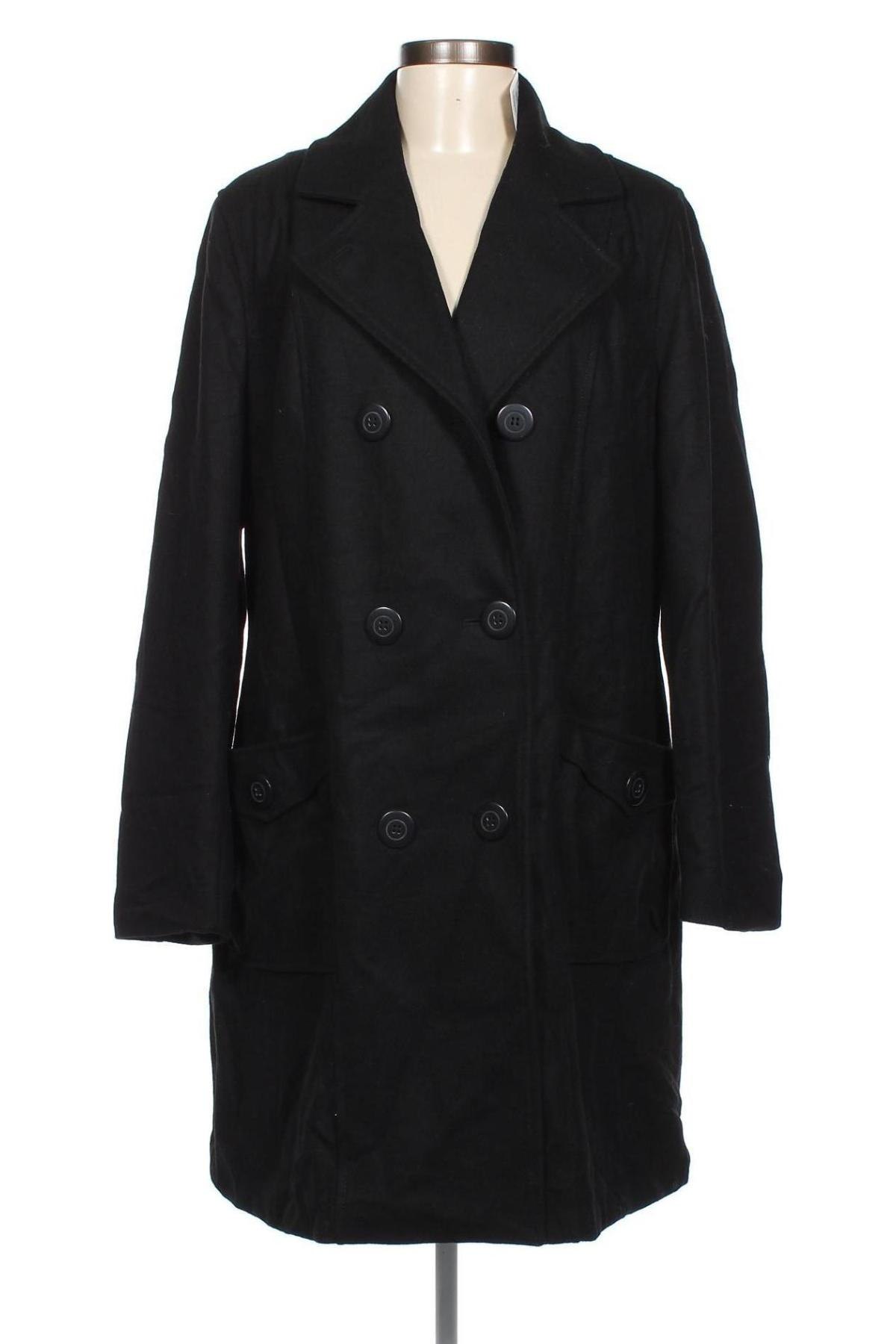 Γυναικείο παλτό La Redoute, Μέγεθος L, Χρώμα Μαύρο, Τιμή 18,36 €