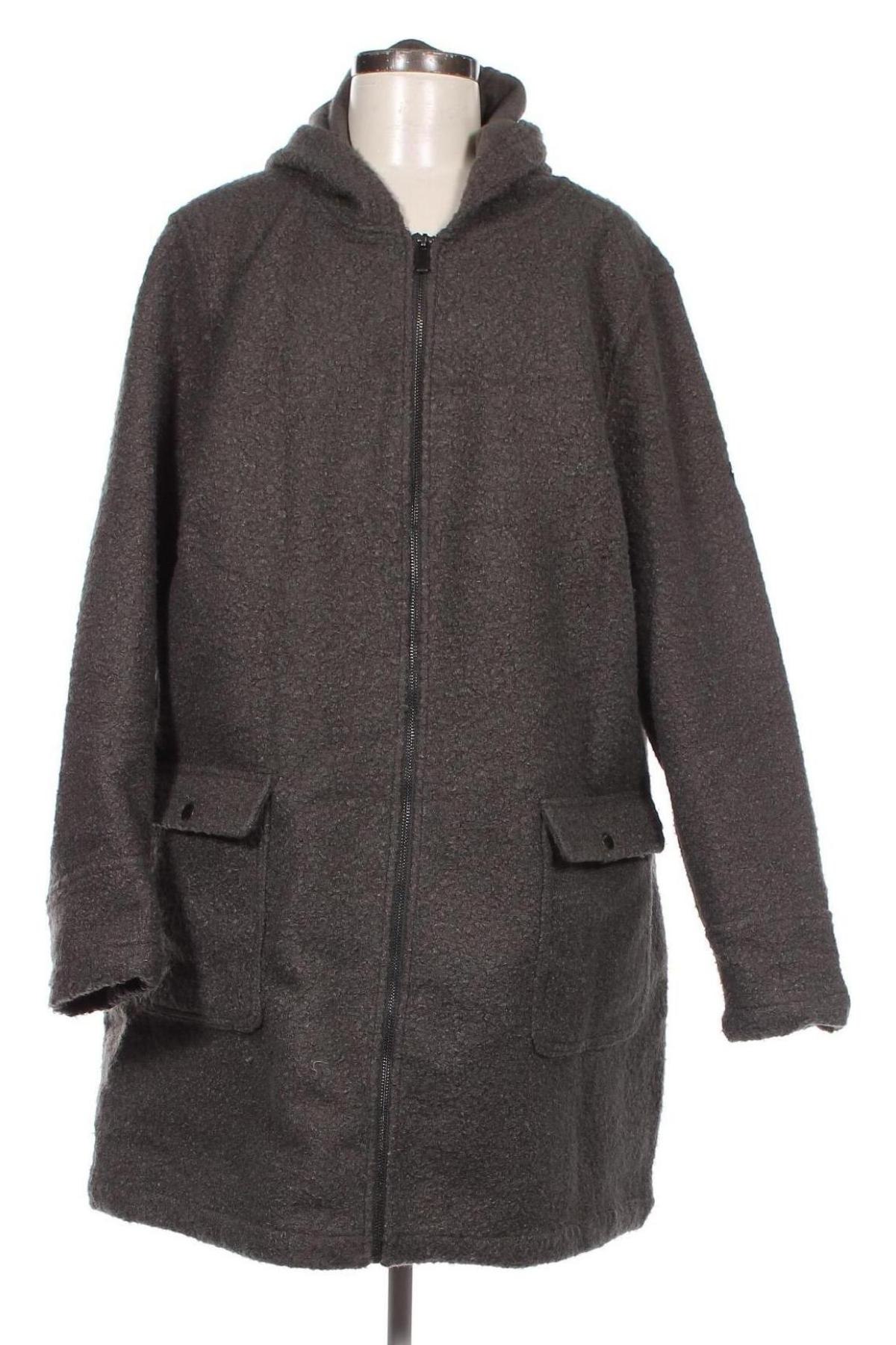 Γυναικείο παλτό Laura Torelli, Μέγεθος XXL, Χρώμα Γκρί, Τιμή 23,17 €