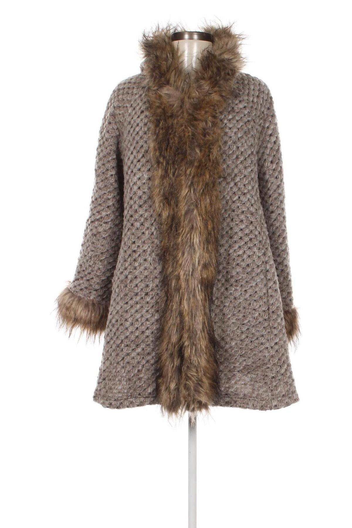 Γυναικείο παλτό Made In Italy, Μέγεθος M, Χρώμα Πολύχρωμο, Τιμή 23,17 €