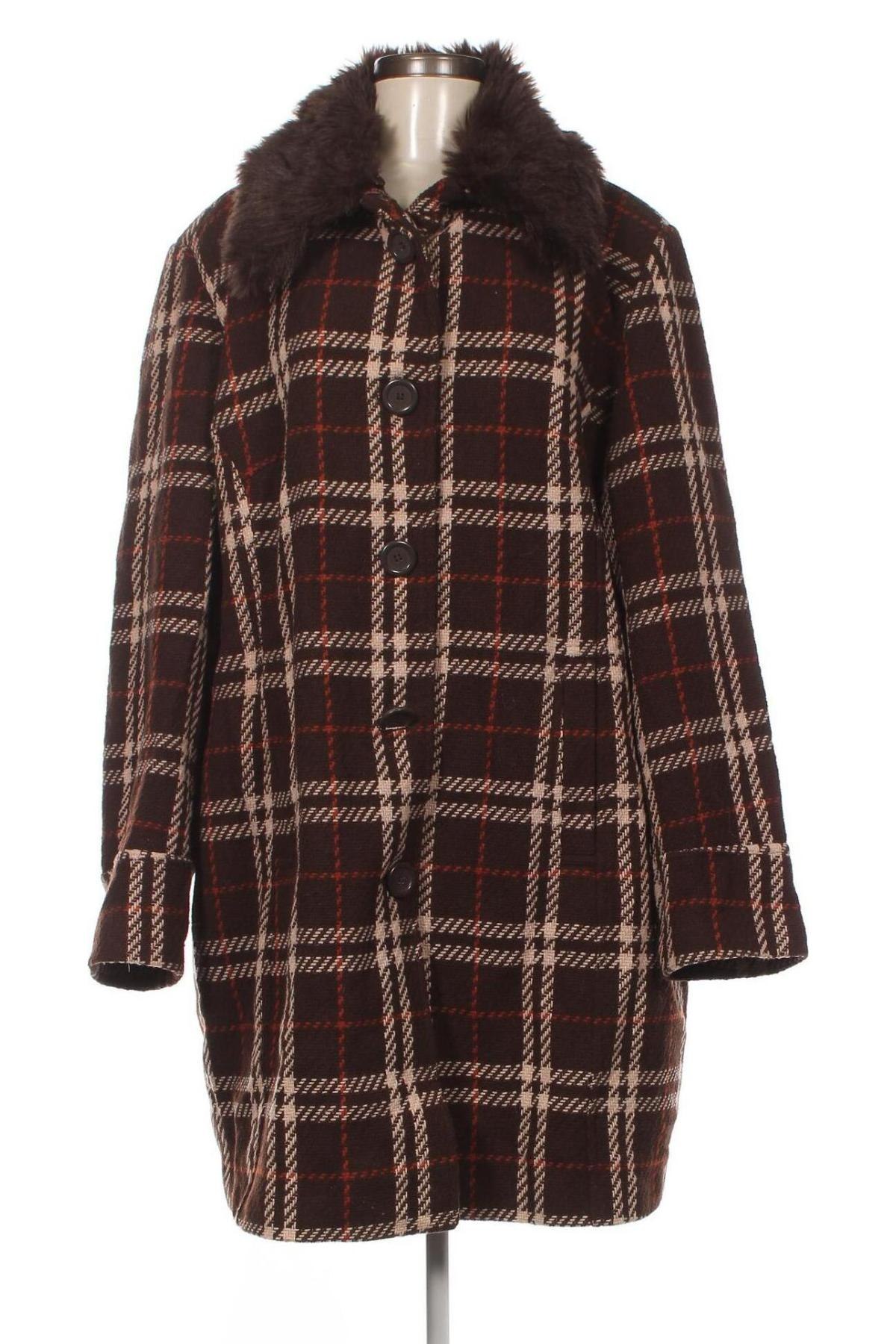 Γυναικείο παλτό Miss Etam, Μέγεθος XXL, Χρώμα Πολύχρωμο, Τιμή 31,39 €
