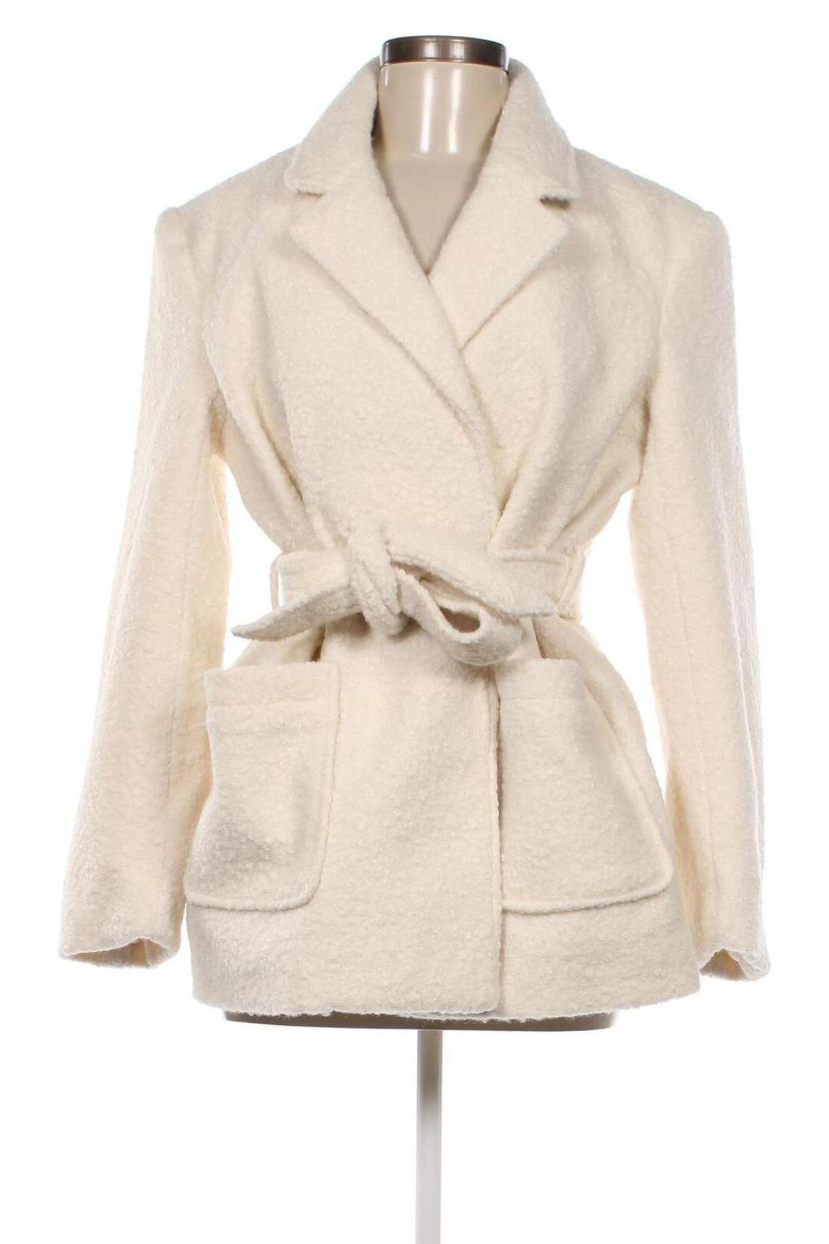Γυναικείο παλτό ONLY, Μέγεθος S, Χρώμα Λευκό, Τιμή 56,19 €