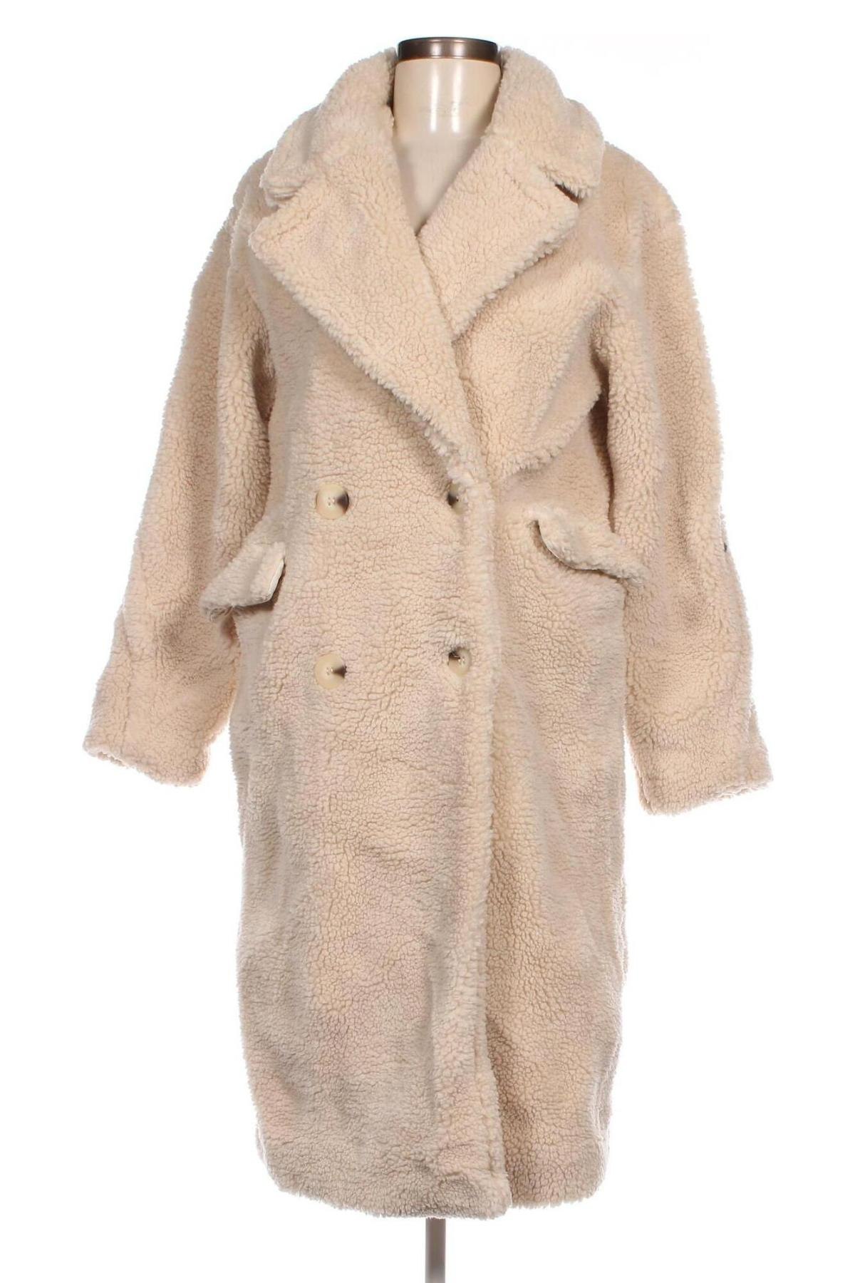 Γυναικείο παλτό Primark, Μέγεθος XS, Χρώμα Εκρού, Τιμή 36,40 €