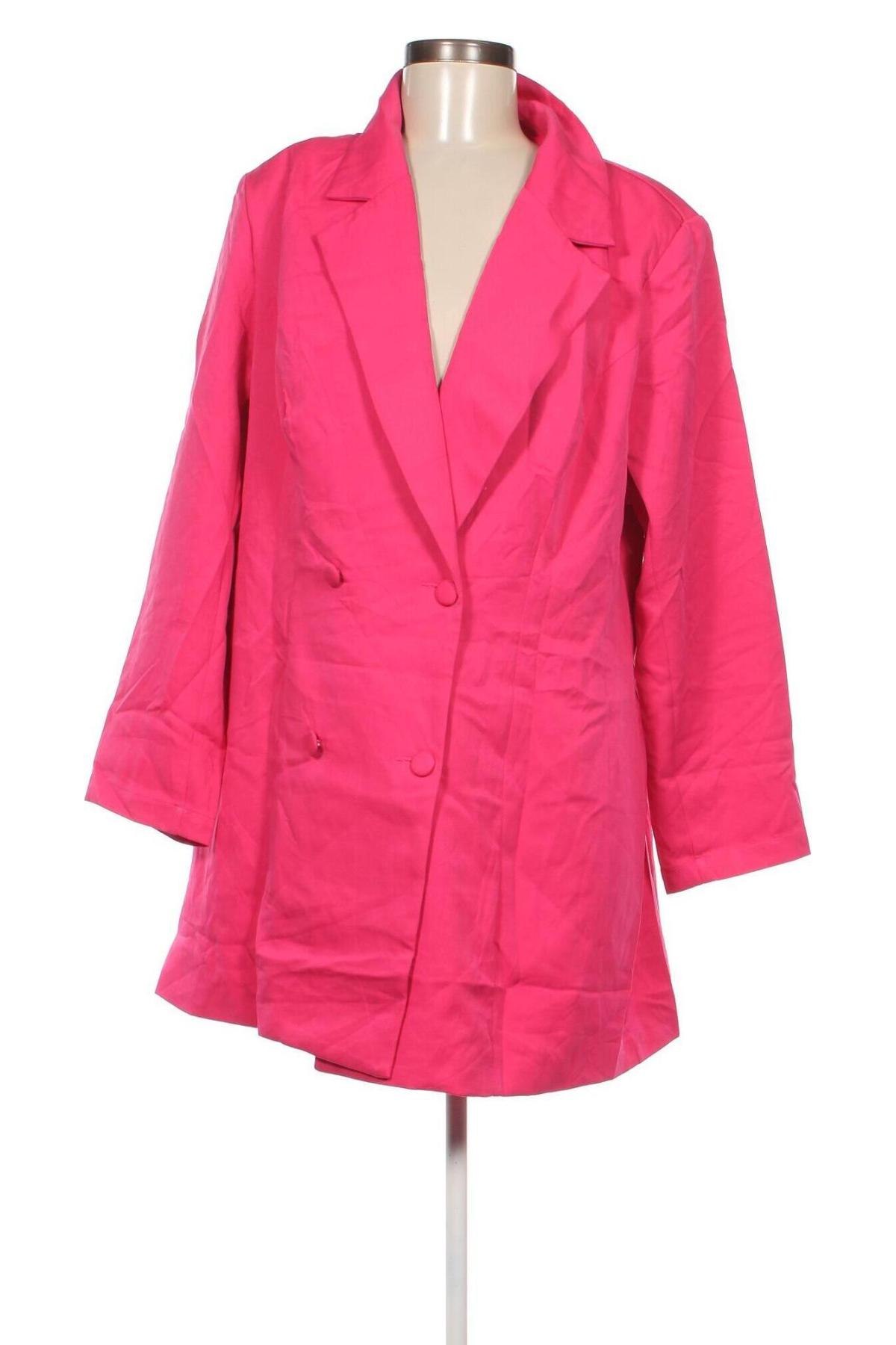 Γυναικείο παλτό SHEIN, Μέγεθος XL, Χρώμα Ρόζ , Τιμή 15,84 €