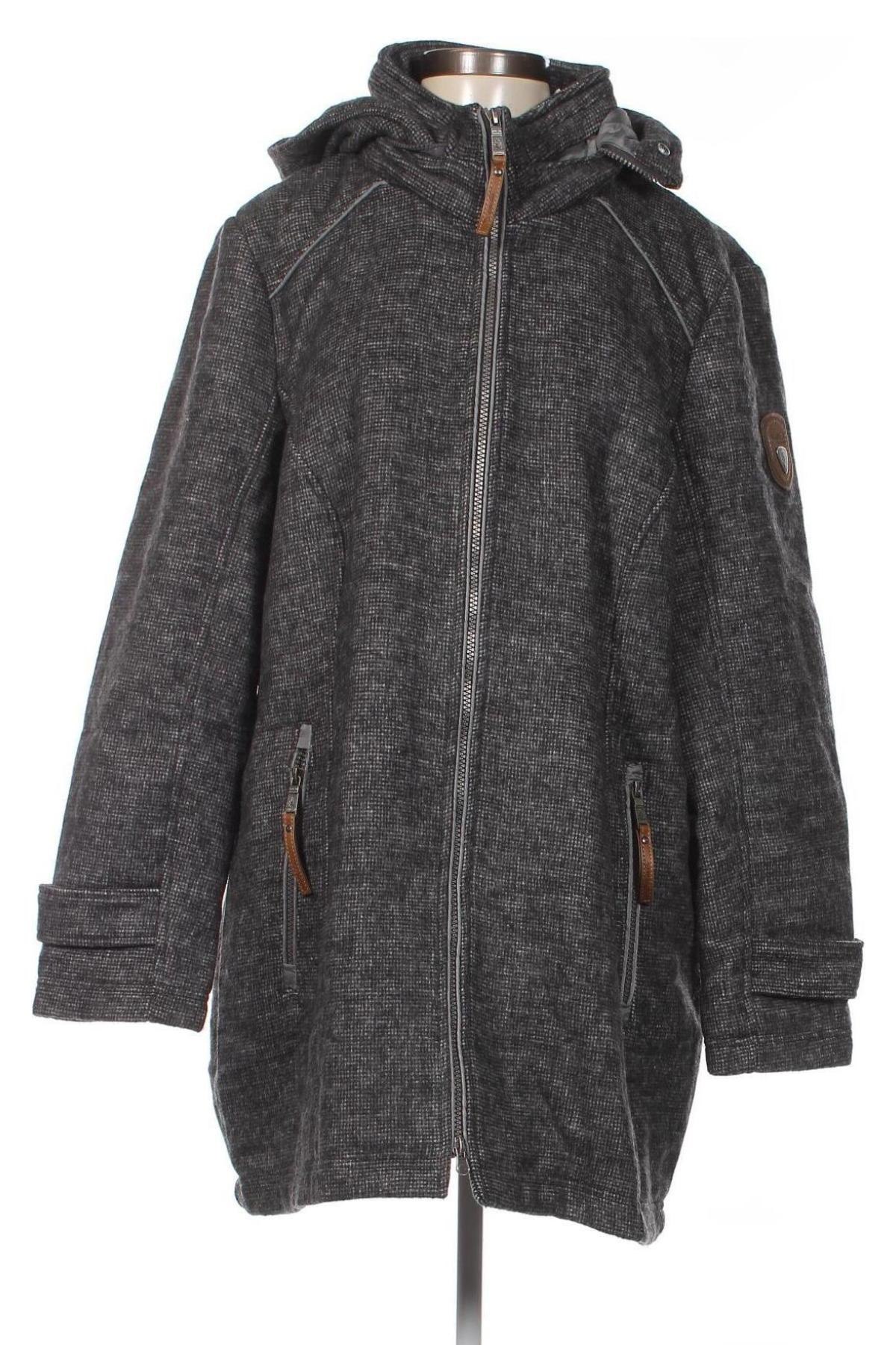 Γυναικείο παλτό S'questo, Μέγεθος XL, Χρώμα Γκρί, Τιμή 35,08 €