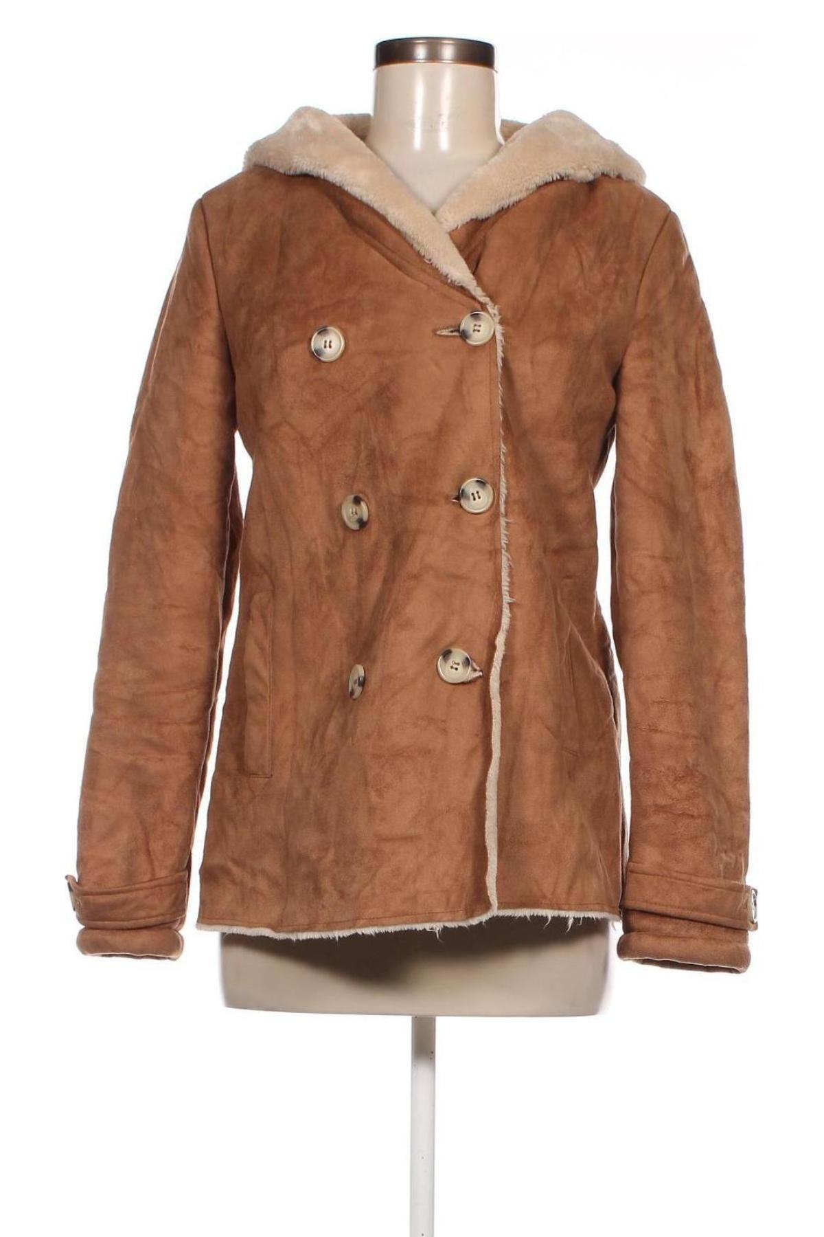 Damenmantel Stradivarius, Größe S, Farbe Braun, Preis € 35,00